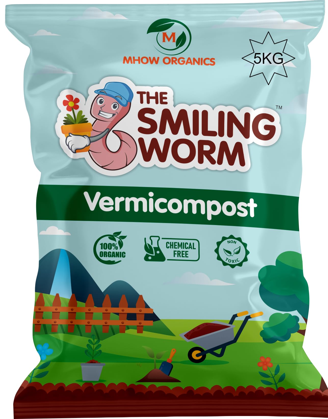 See full amazon price history chart for MHOW ORGANICS VERMICOMPOST FERTILIZER, MANURE FOR PLANT - 5KG MHOW ORGANICS VERMICOMPOST FERTILIZER, MANURE FOR PLANT - 5KG (B0DDHK55SH) Amazon Price History, Amazon Price Tracker