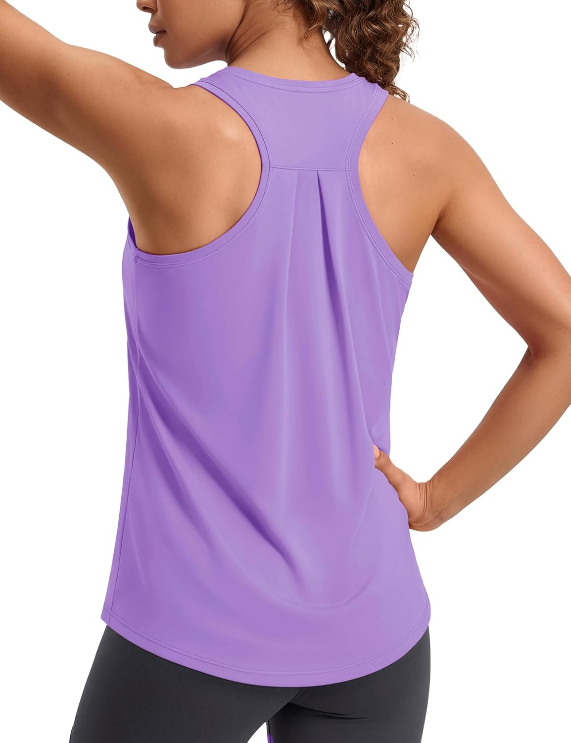 MAGCOMSEN Tank Top for Women Workout Athletic Muscle Tanks Racer backYoga Pilates Tops Sleeveless Running Gym Sports Tank