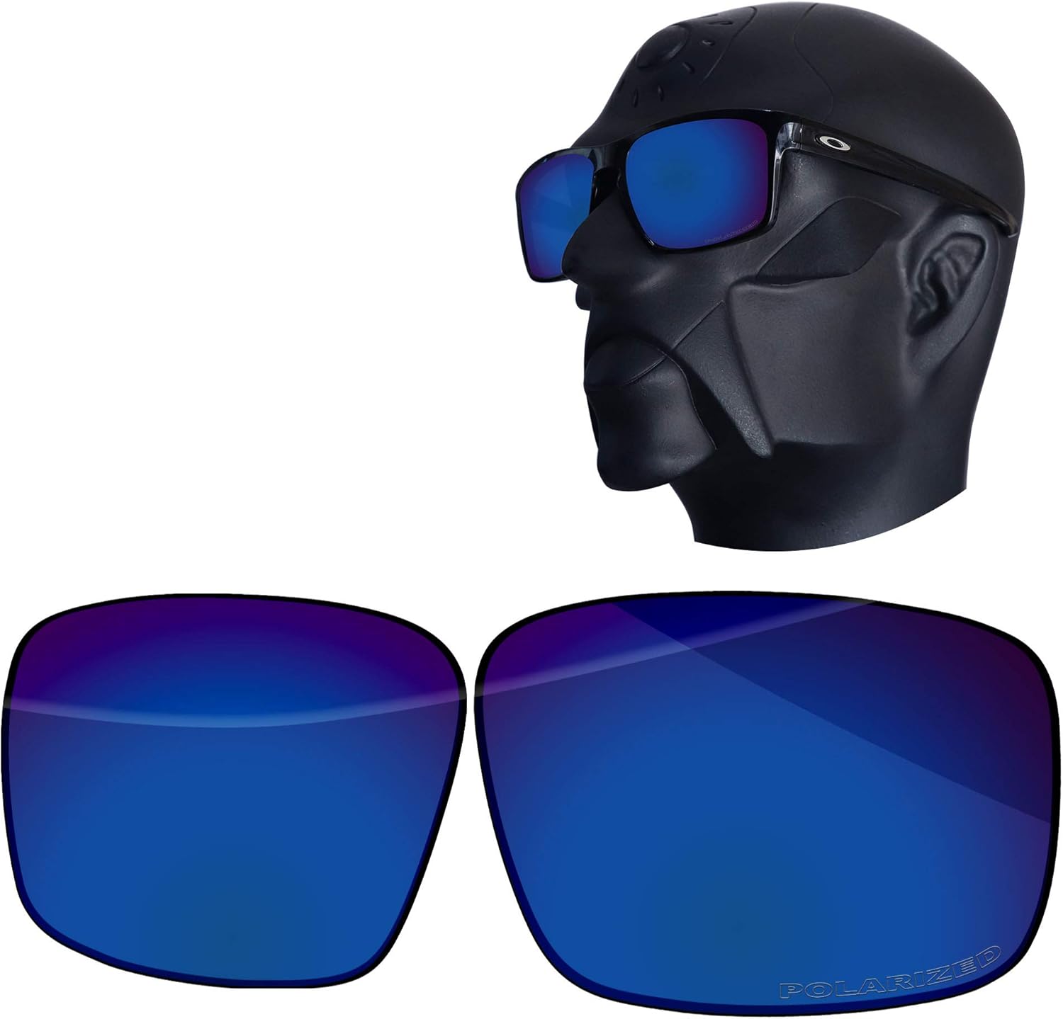 Ensky Replacement Lenses for Oakley Sliver XL OO9341 Sunglasses - Retro Blue