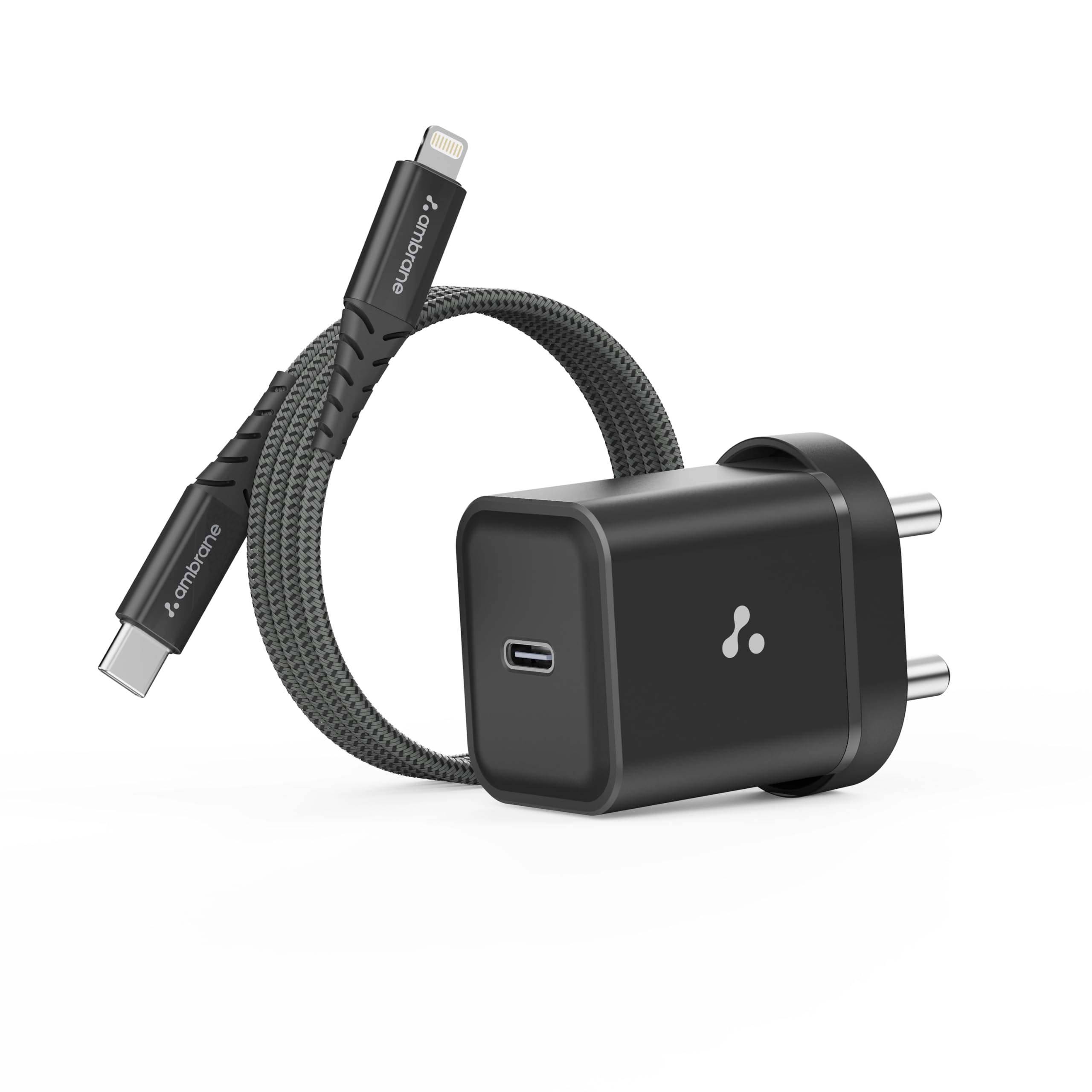 Ambrane 20W Type C Mobile Charger Adapter with Lightning Cable, Fast Charging for Android, iPhone 15/14/13/12/11/X & Pro, Max Series, Google Pixel & Type C Enabled Devices, PD Technology (Charge 20)-image-14