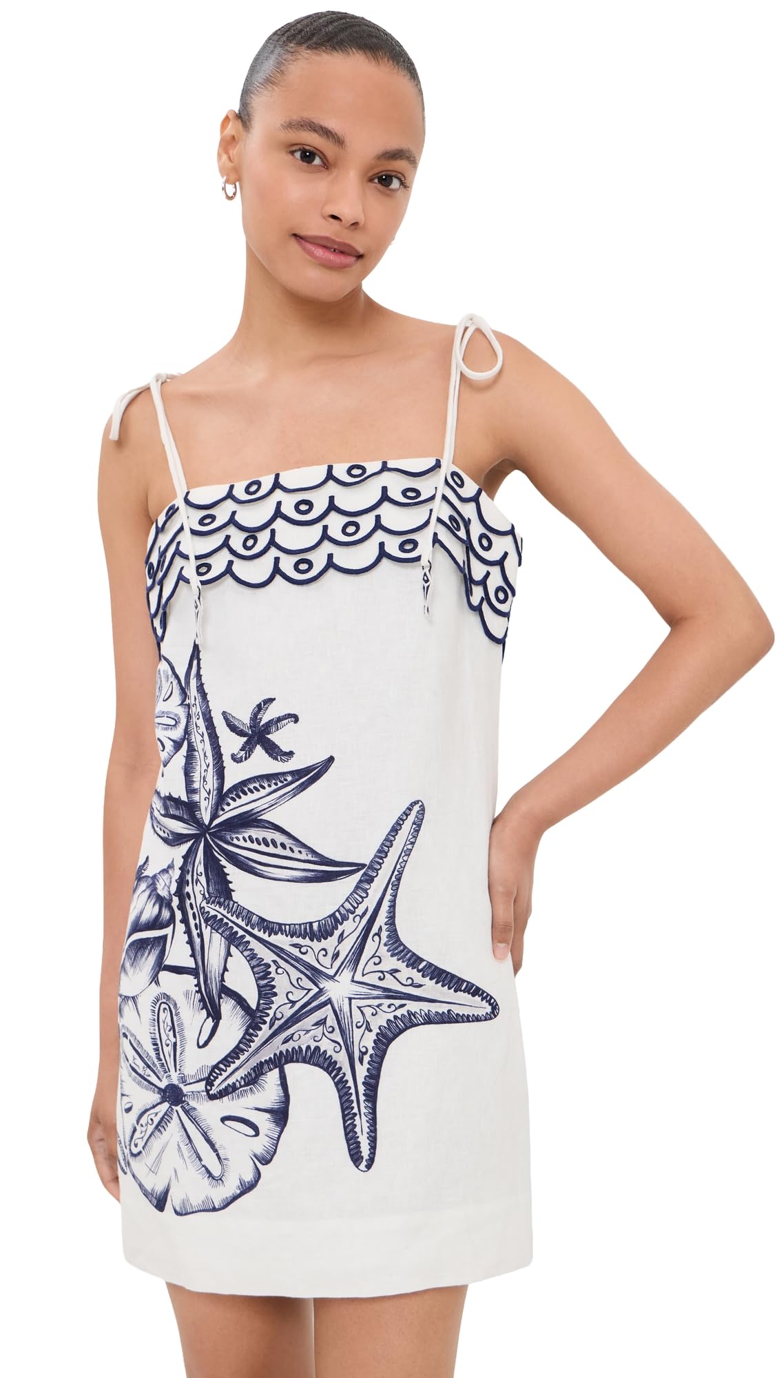 Women's Coast Stars Linen Mini Dress