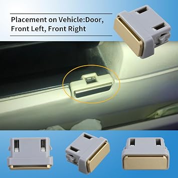 Door Armrest Latch Button Compatible with Lincoln Town Car 2003-2011