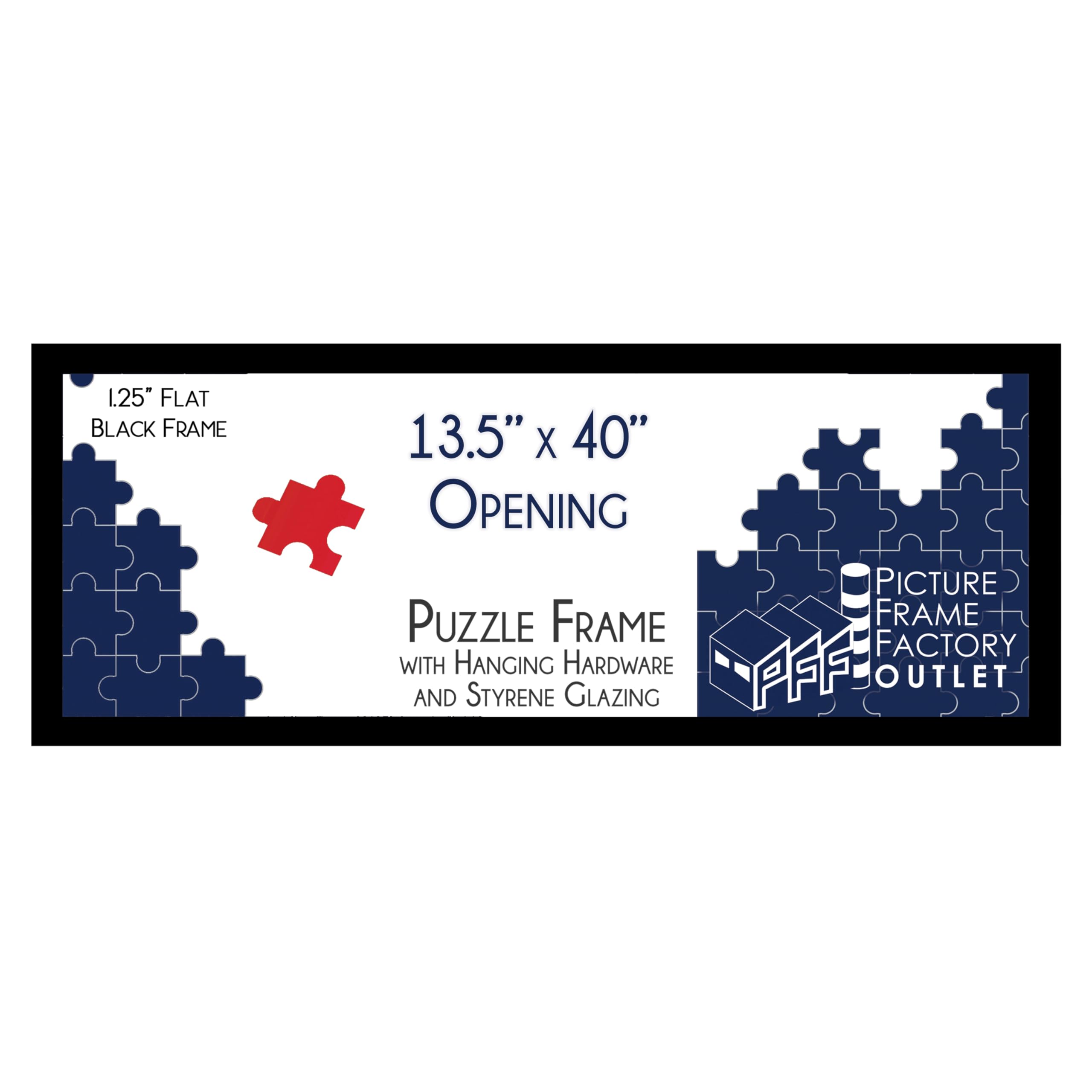 PFF PictureFrameFactoryOutlet - 13.5x40 Inch - Premium 1.25