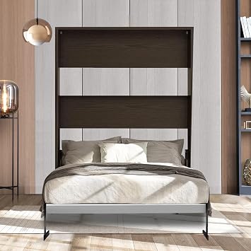 EasyVibe Murphy Bed Hardware Kit with Two-Stage Deluxe Gas Spring - Effortless to Pull Down & Fold Back, Combining Scattered Parts for Heavy Duty Construction Horizontal Double (US Full)
