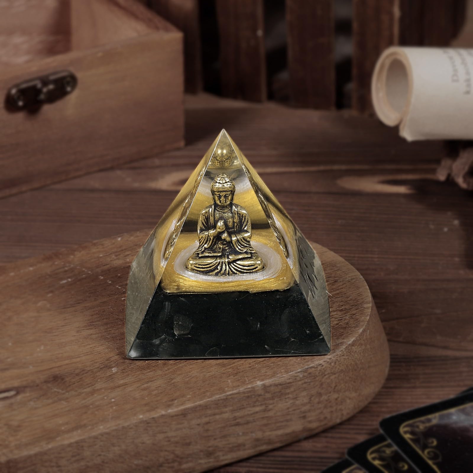 Kingzhuo Petite Statue De Bouddha En Céramique - Figurine De Moine Créative Pour Bébé - Ornements De Poupée - Cadeau Classique Chinois Délicat