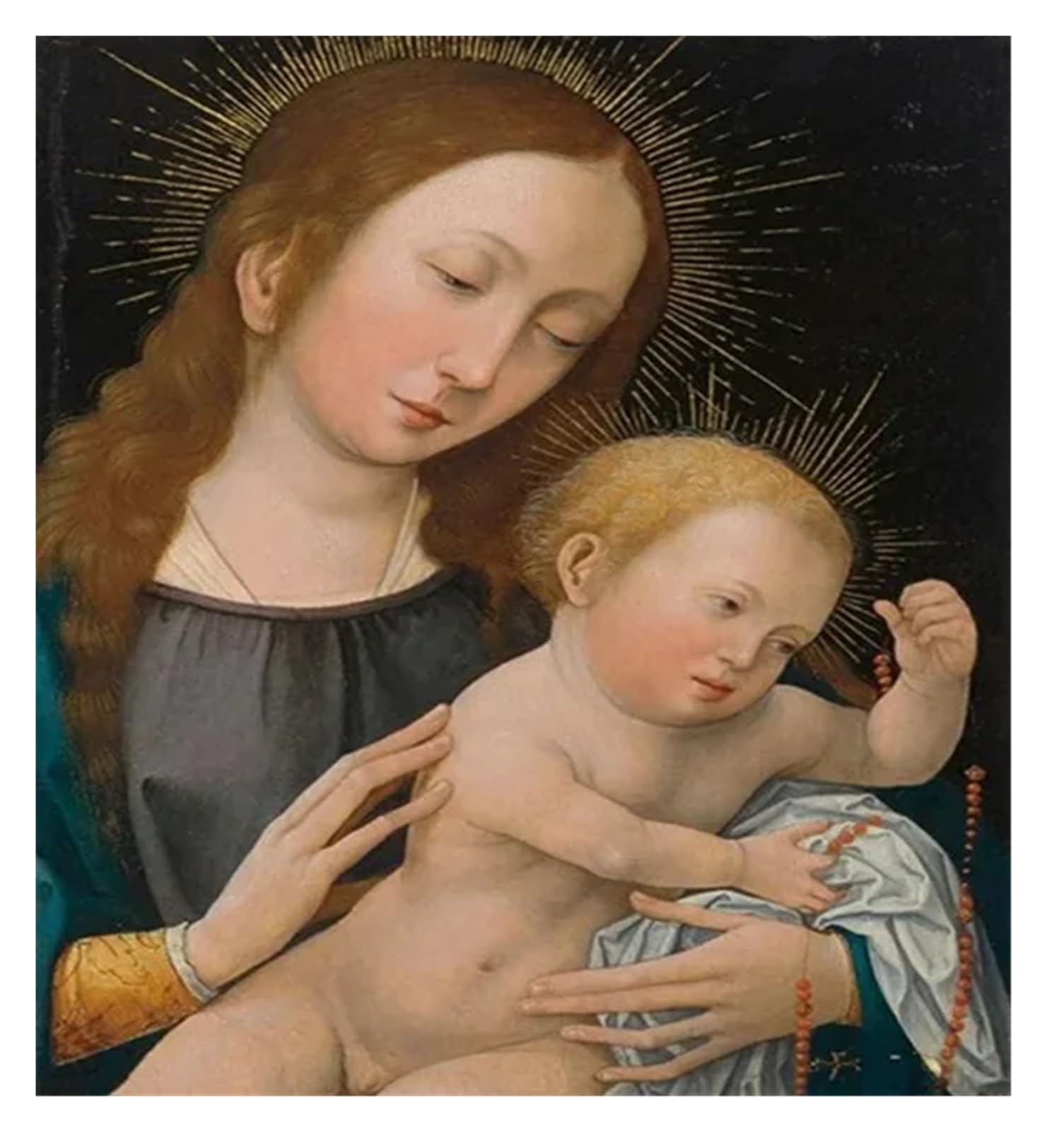 Affiches d'art de la Vierge Marie de Guadalupe avec impression sur toile premium