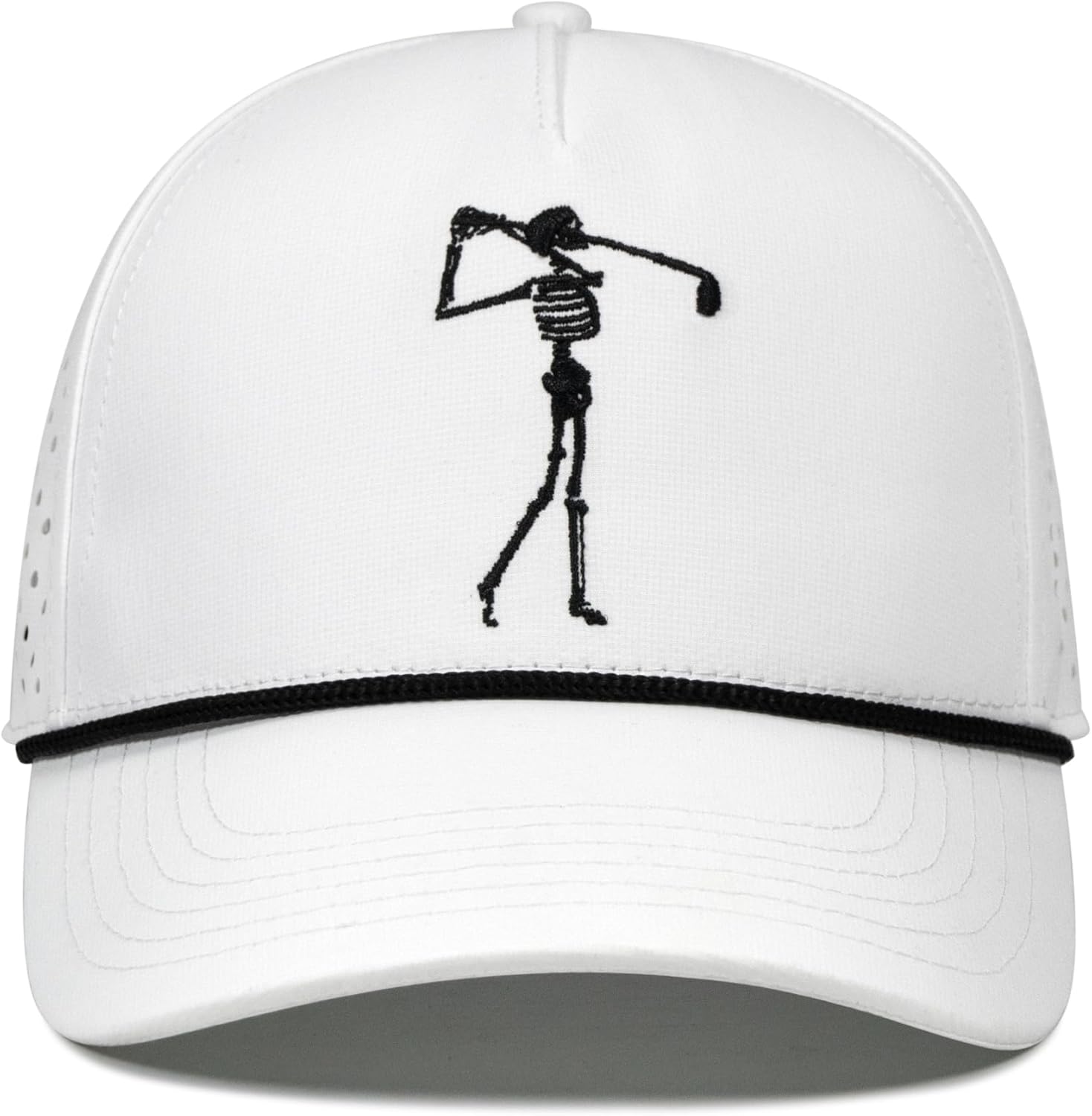 Funny Golf Hats for Men Women,Golf Gifts Skull Baseball Cap for Adults Humor - Image 2