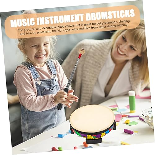 Miniatura 4 de LIGHTAOTAO 2 baquetas retráctiles Marimba Instrumentos Musicales para Adultos Tambor Mallet Palitos de Percusión Palitos de Percusión Lengua Tambor
