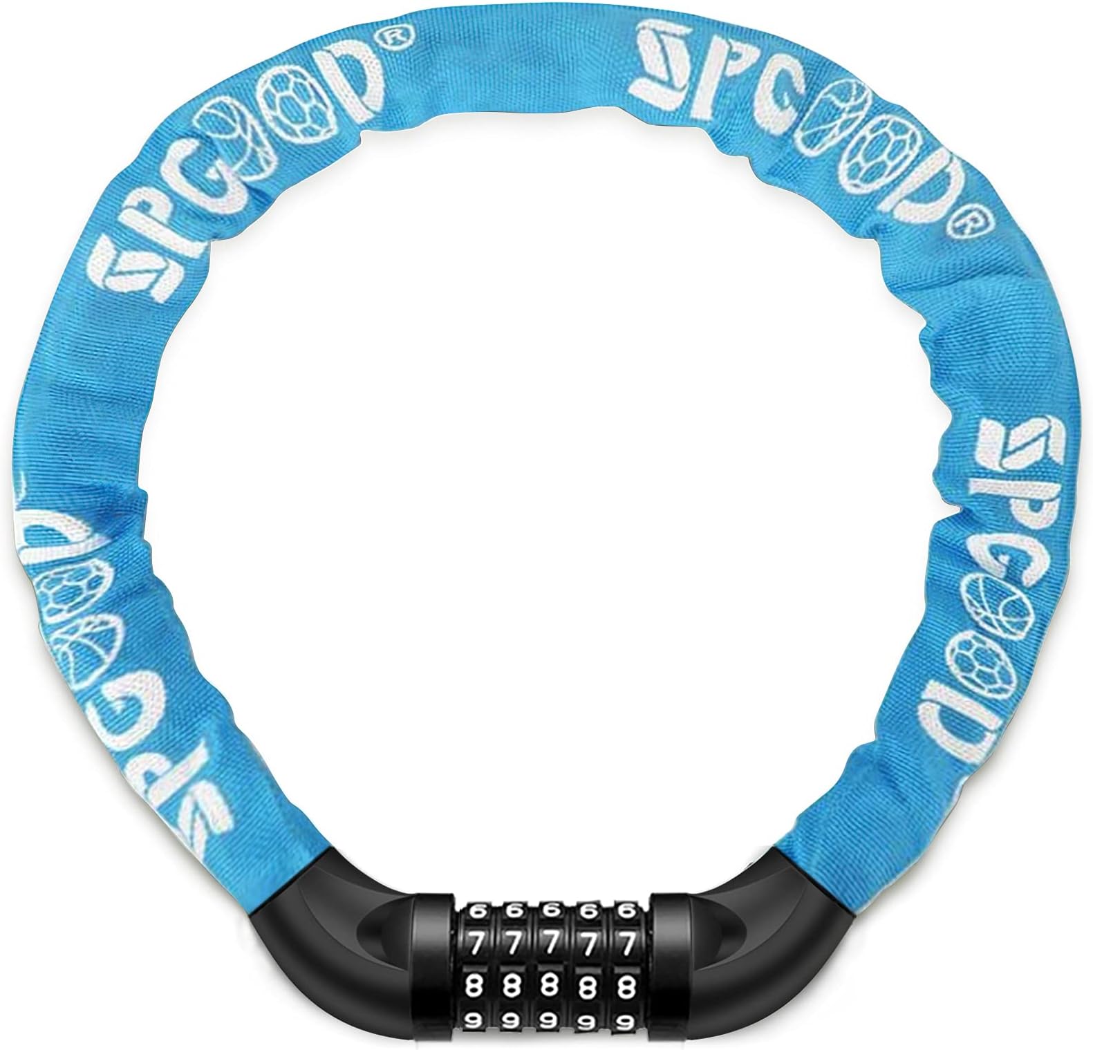 aonova Bike Lock, Bicycle Lock 120cm x 12mm High Security 5Digit