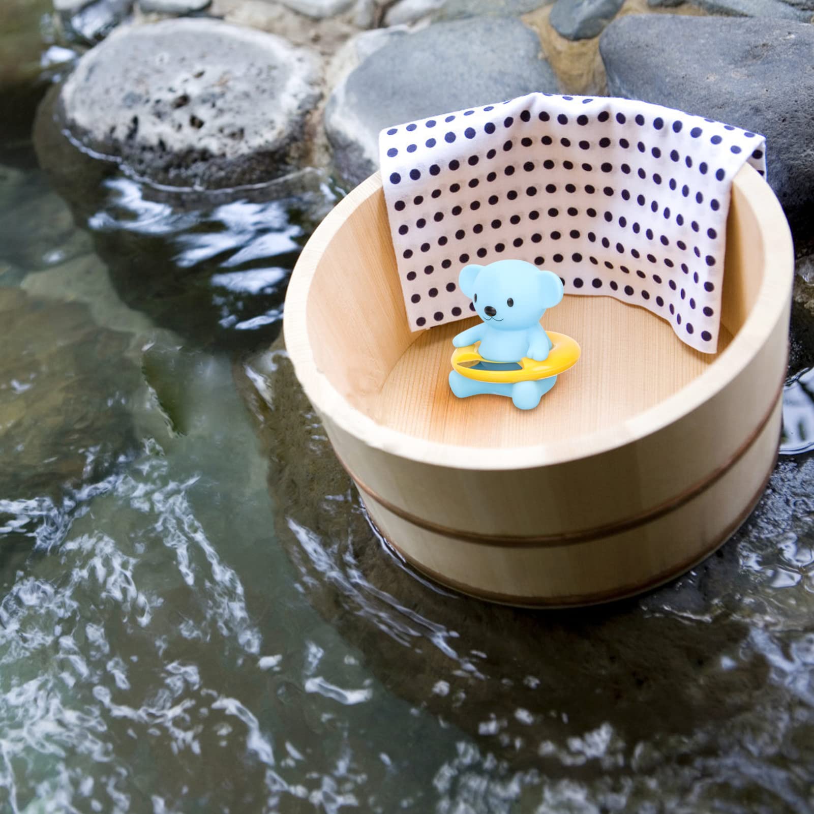 Cabilock 2 Pz Termometro Per Acqua Bagno Galleggiante Temperatura Vasca Di Sicurezza Digitale Bagnetto in Silicone Bambino Materia Abs Elettronico Sensore Di Temperatura Dell'acqua
