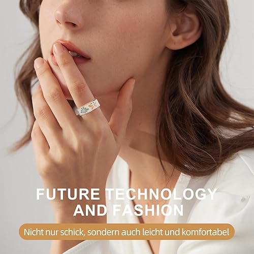 Miniatura 2 de Smart Ring Health Tracker, para hombres y mujeres, equipado con monitor de ritmo cardíaco, rastreador de sueño, 8 modos de ejercicio, contador de