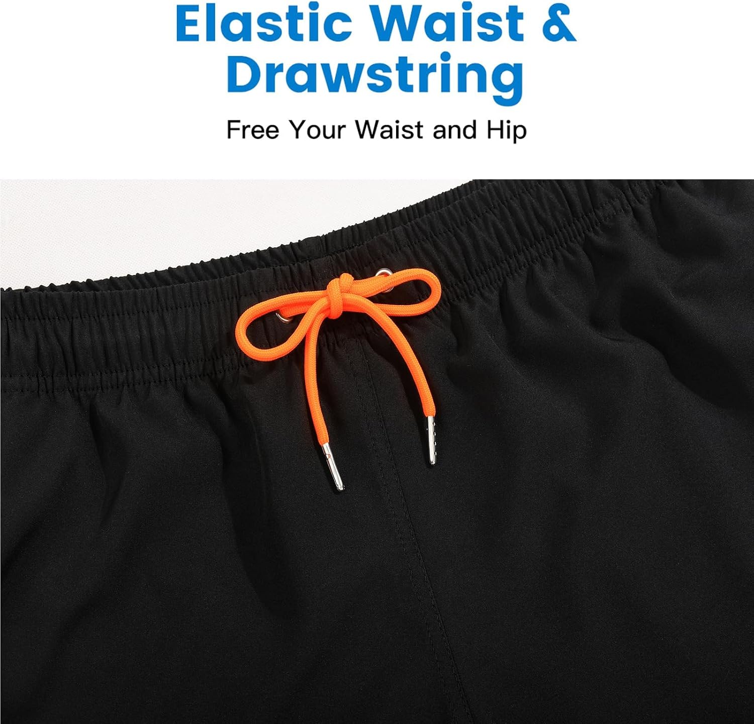 JOYSON Mens Swim Trunks with Compression Liner Quick Dry 5" Beach Shorts Workout Shorts with Pockets