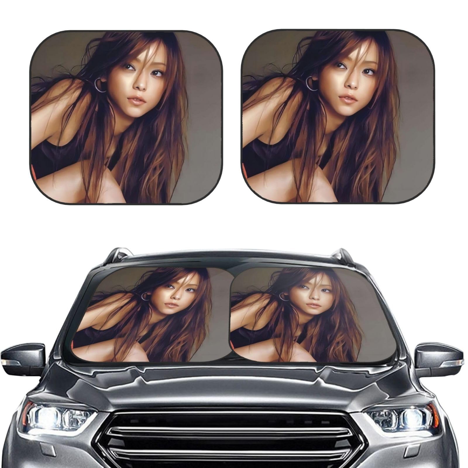 Amazon | 安室奈美恵 (4) 車用サンシェード サンバイザー 日よけ