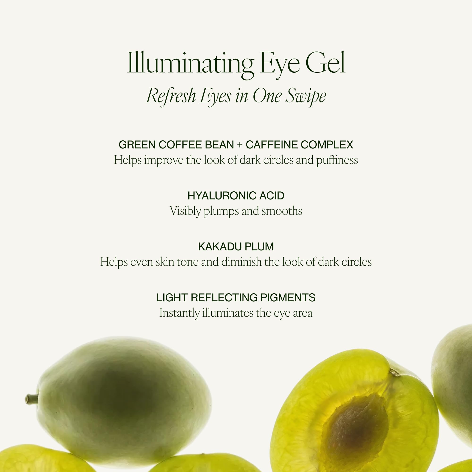 Tata Harper Illuminating Daily Eye Gel, Lightweight & Depuffing, For Dark Circles, Available in 3-Piece Set