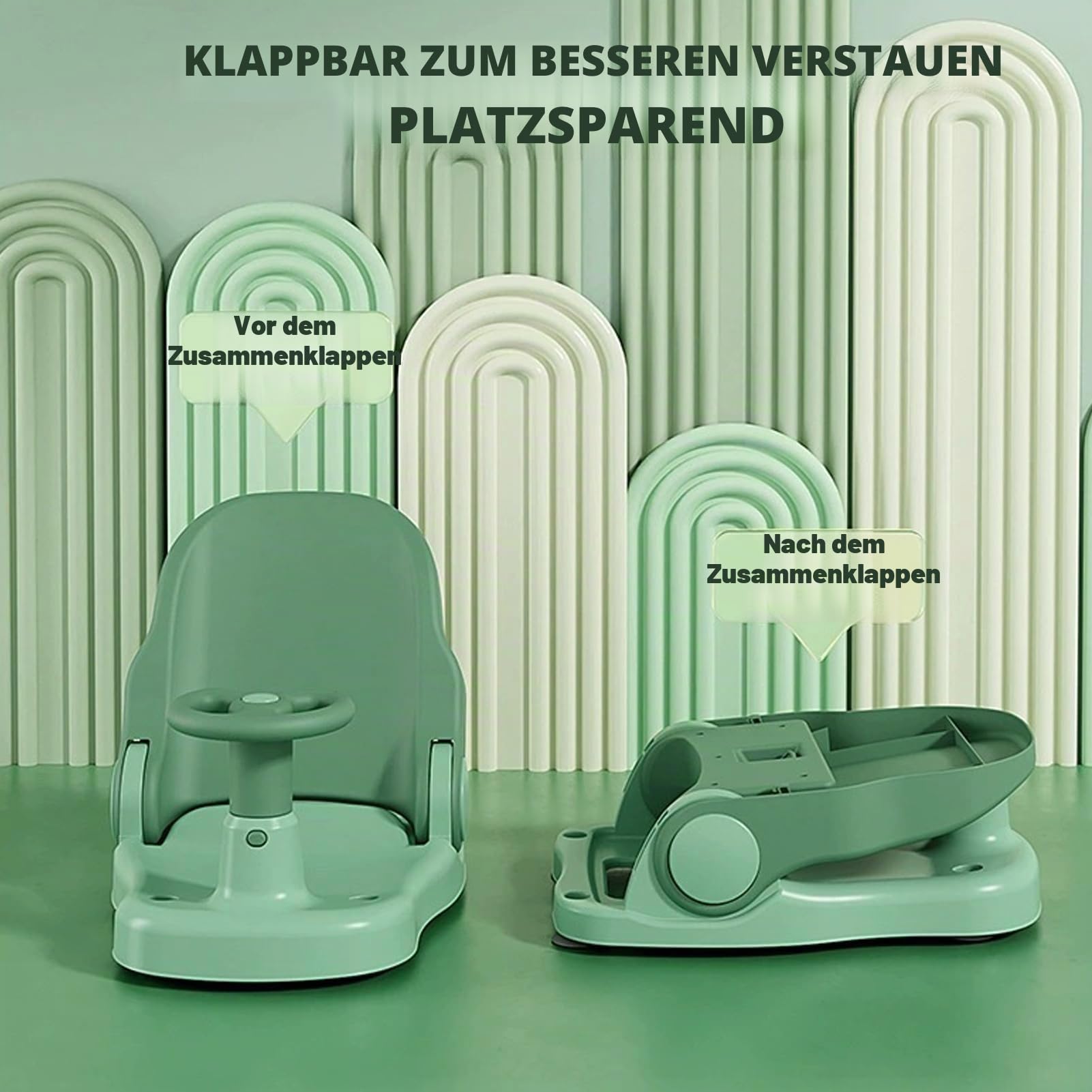 Badewannensitz Baby, Baby Badewanne,Rutschfest Badewannensitz mit Starke Saugnäpfe,Baby Bath Seat,4 Saugnäpfe, Ergonomisch, Rutschfeste Saugnäpfe,für 6 Monate und älter