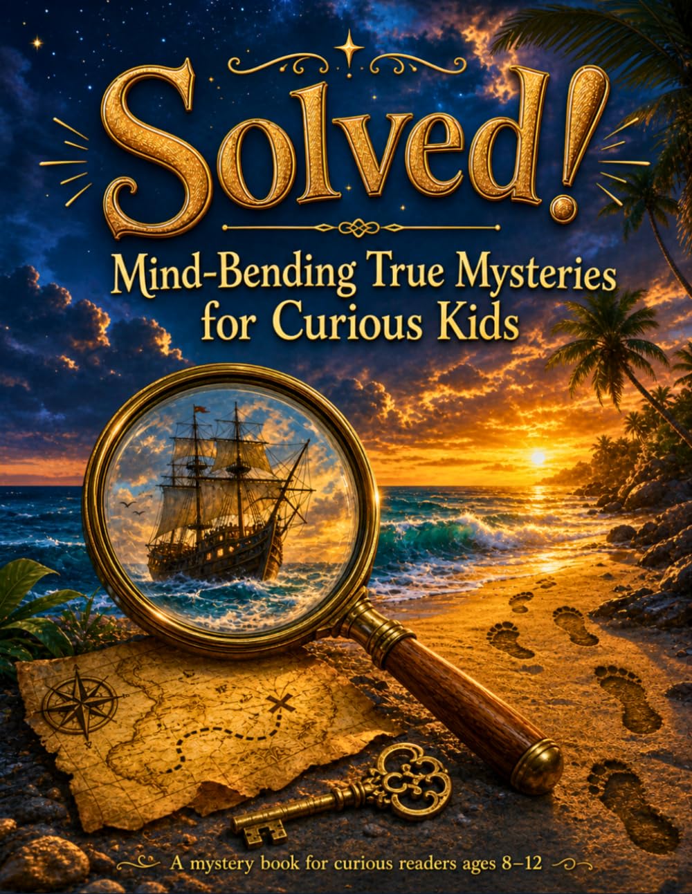 Solved! Mind-Bending True Mysteries for Curious Kids: Strange Real-Life Cases, Weird Clues, and the Brilliant Answers Behind Them