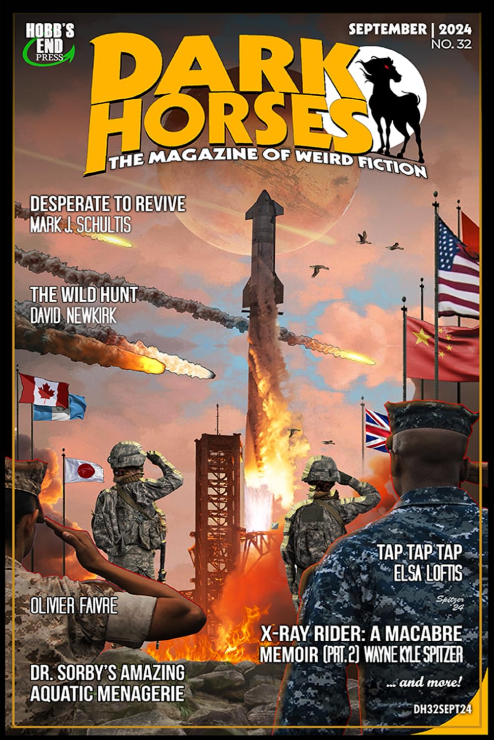 Cover of Dark Horses: The Magazine of Weird Fiction, September 2024