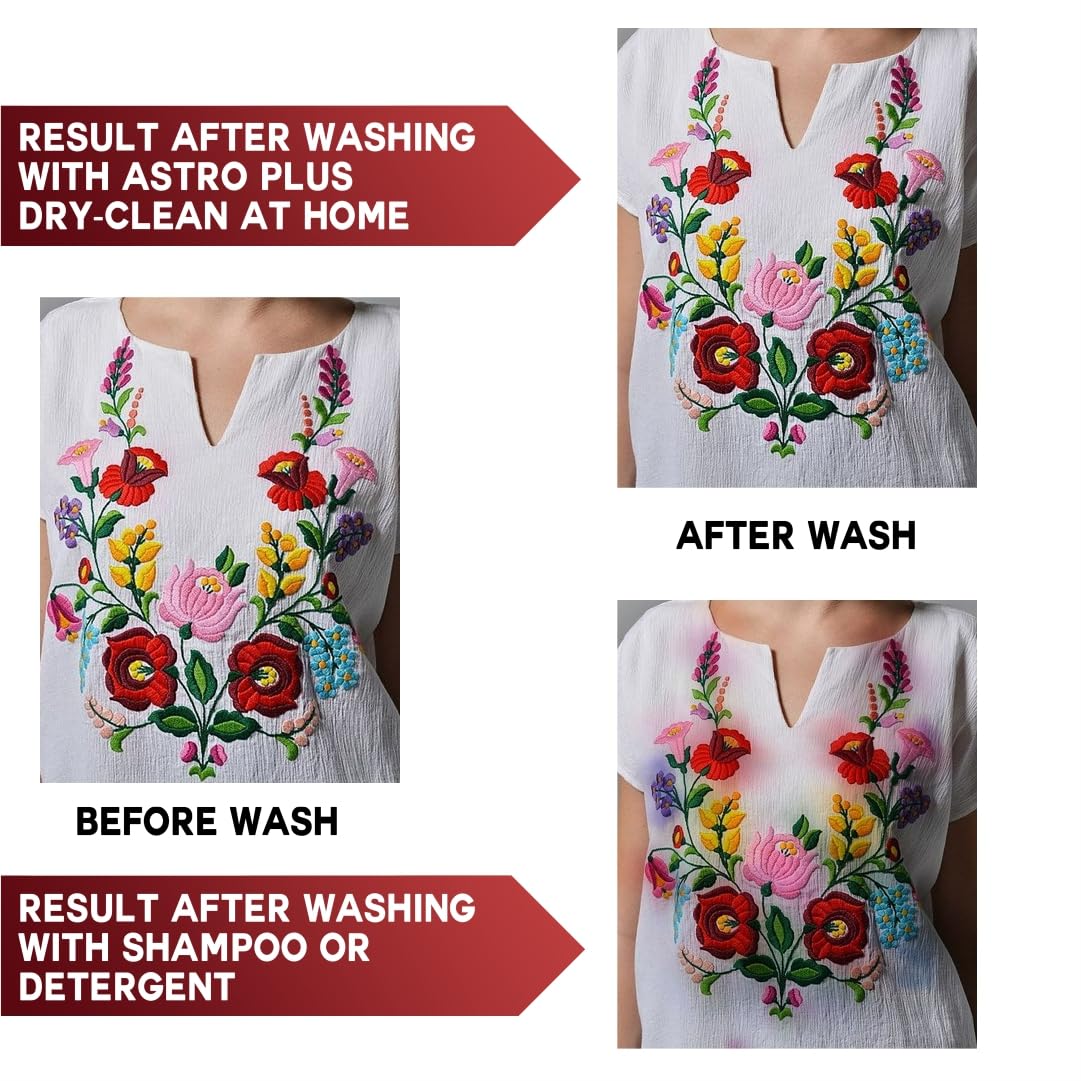 Astro Plus + Liquid Detergent 1 Liter and Dry Clean At Home (10 Wipes 2 Piece Combo) 2