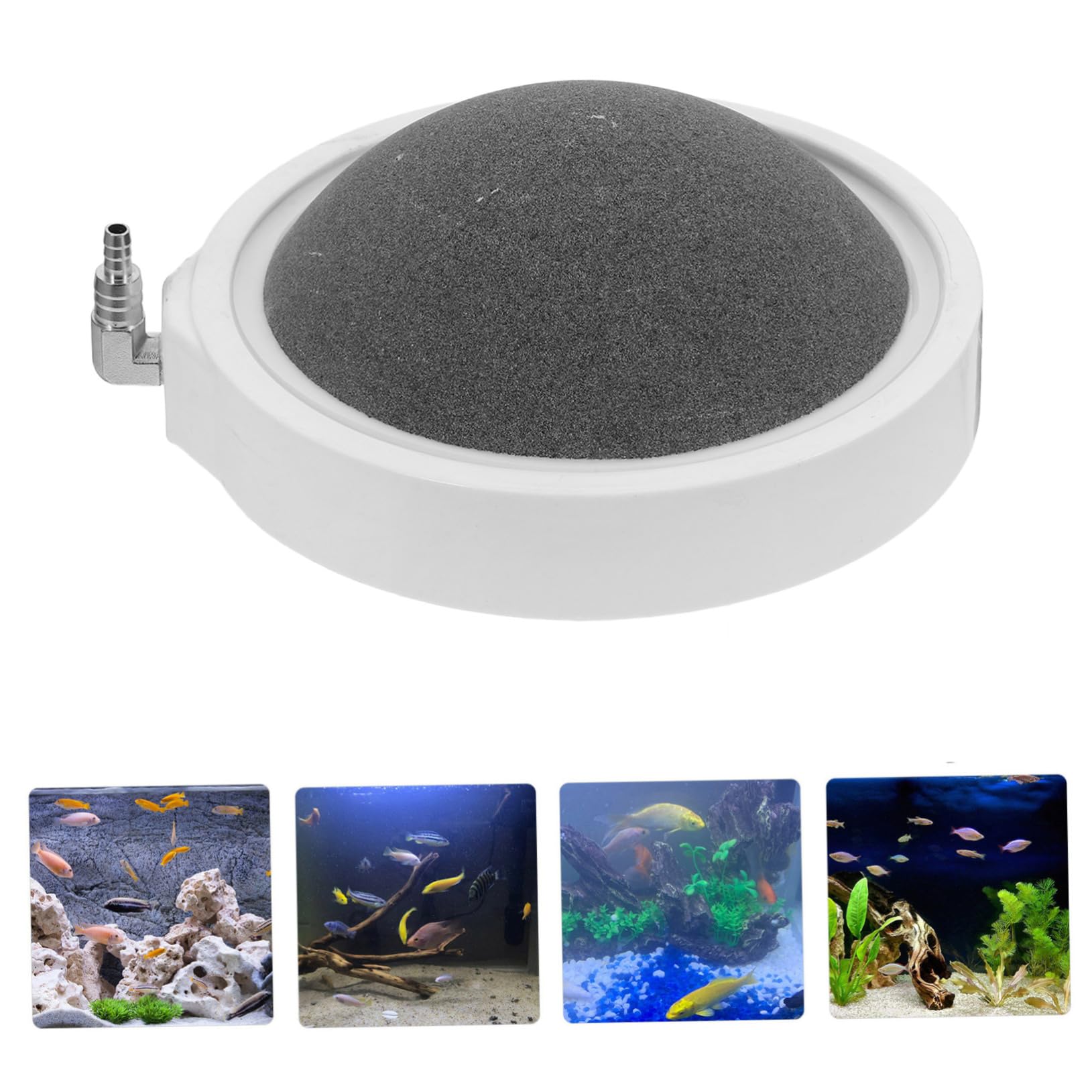 Piedra De Aire para Acuario Burbujeador 2 Unidades Suministros para Peceras Fácil De Instalar