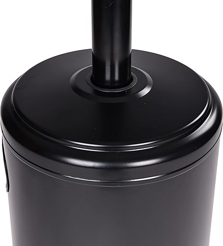 Miniatura 6 de Calentador de propano para exteriores de 48,000 BTU con ruedas, comercial y residencial, color negro