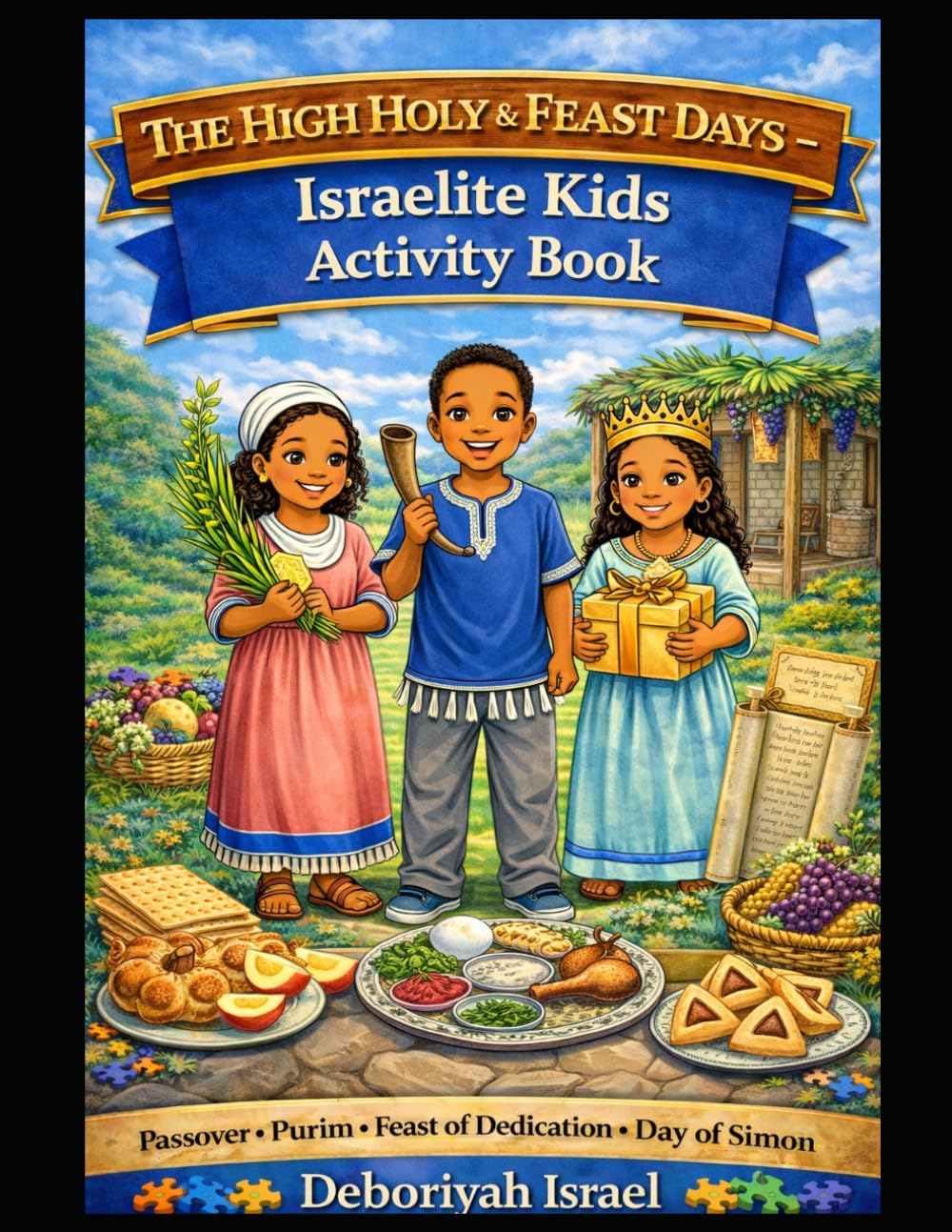 High Holy and Feast Day Israelite Kids Activity Workbook