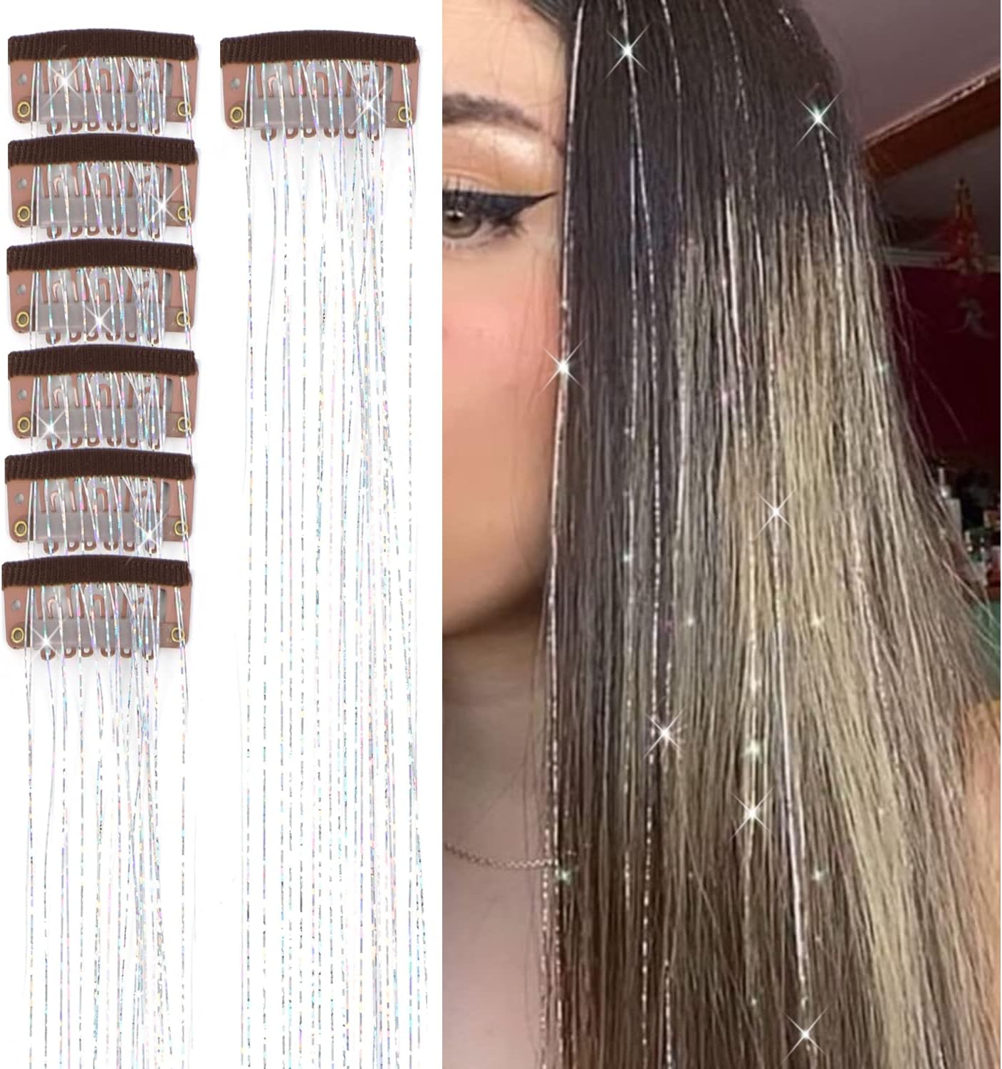 Bling hair extensions Clearance