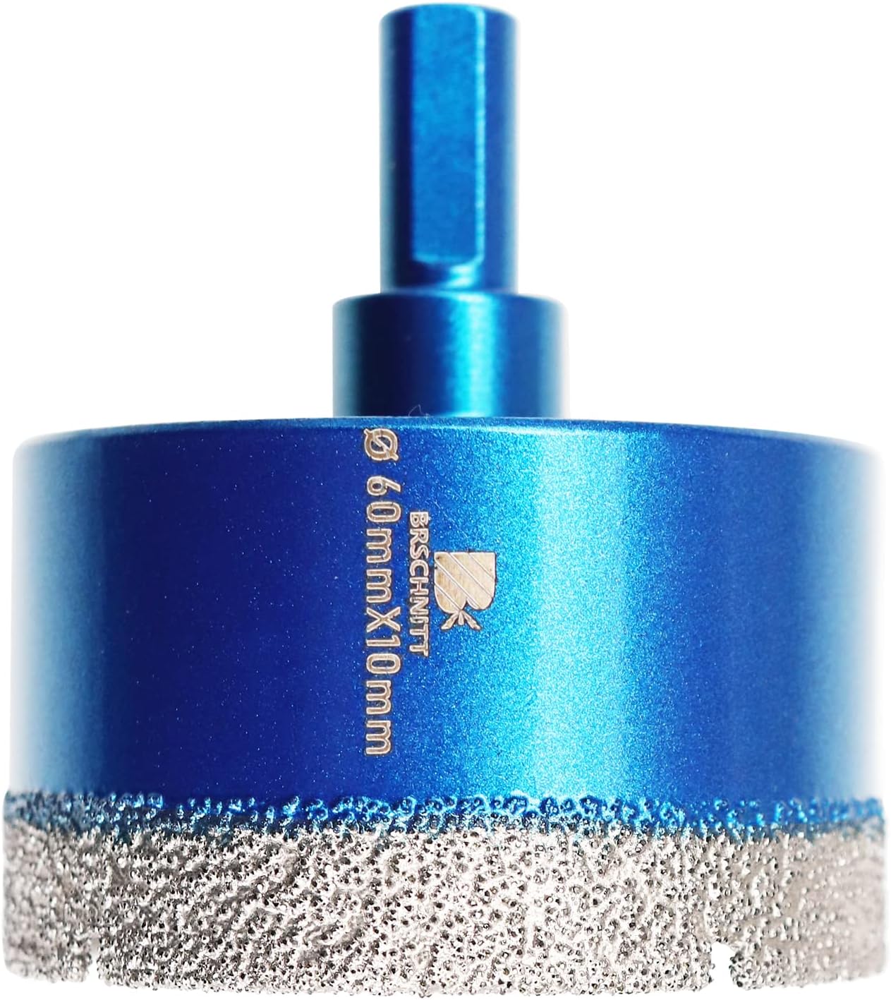 Sponsored Ad – Dry Diamond Core Drill Bit Set,BRSCHNITT 60mm Diamond Hole Saw Core Drill Bit with Triangle Shank for Porcelain Tile Ceramic Stone Granite Marble