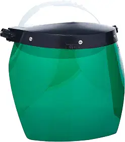 CARBOGRAFITE Protetor Facial Verde 8' Sem Catraca Carbografite 010230510 Verde