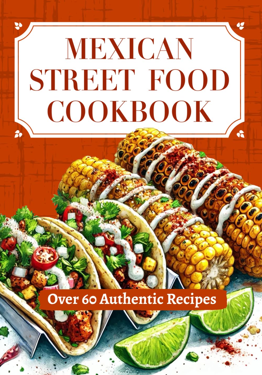 Mexican Street Food Cookbook: Over 60 Authentic Recipes for Tacos, Tamales, Quesadillas, Elote, Snacks, Sweets, Comfort Foods, and More
