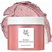 Beaut&eacute; de Joseon Red Bean Pore masque rafra&icirc;chissant cr&egrave;me de boue pack de lavage hydratant, exfoliant nettoyant les pores, soins de la peau cor&eacute;ens pour hommes et femmes 140 ml, 4,73 fl.oz