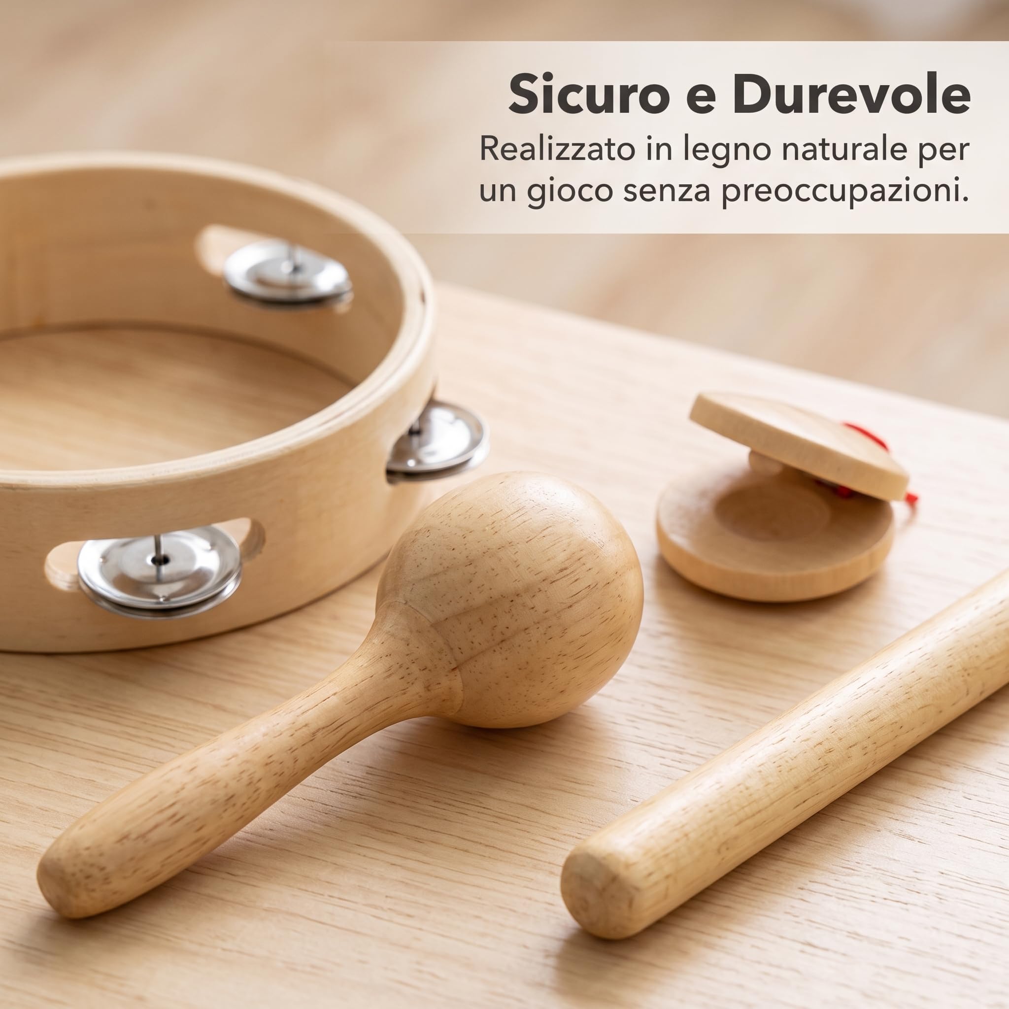 Instrumentos Musicales para Niños - Set Percusión Infantil para Educación Temprana - para Guarría