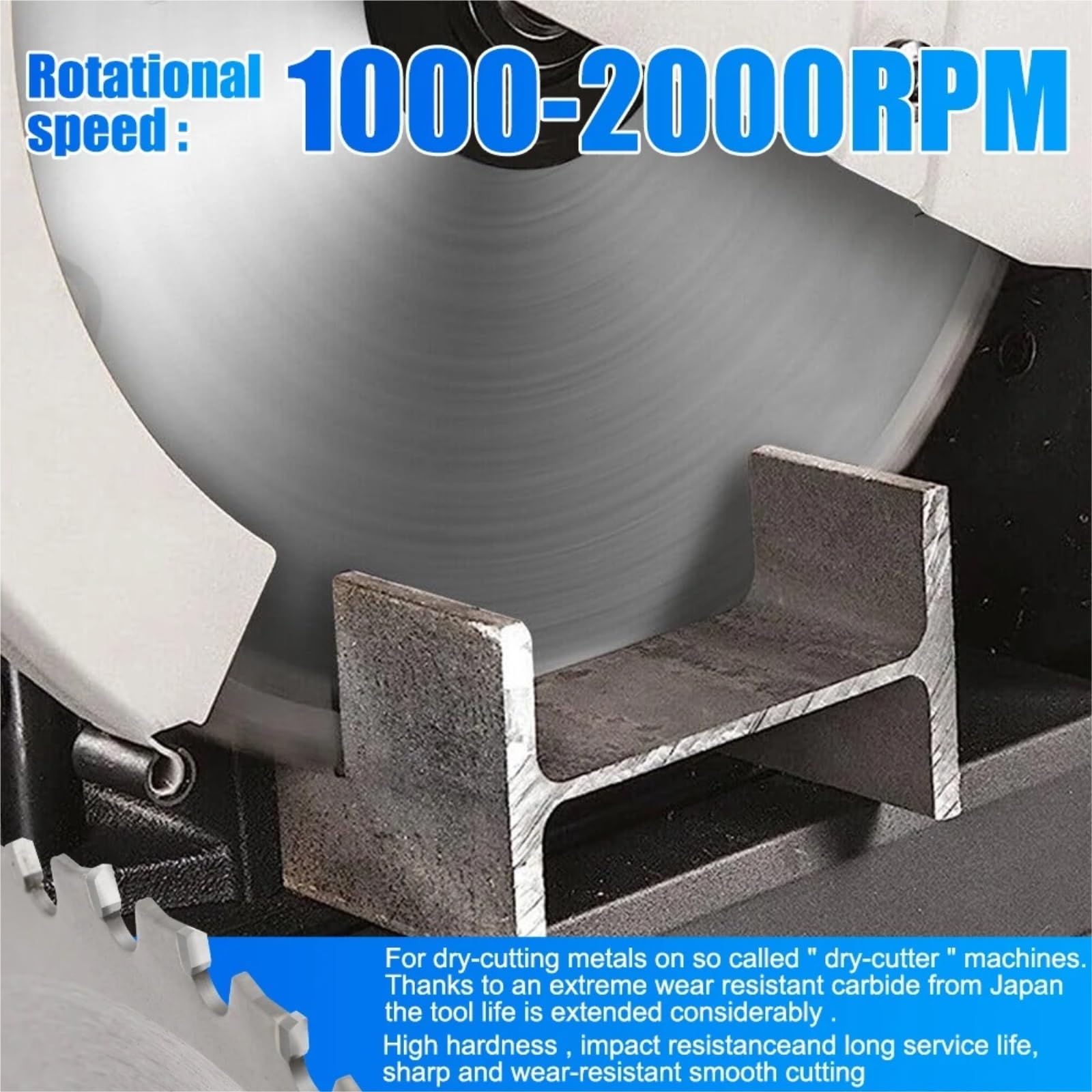 Brzeszczot do cięcia metalu 1PC brzeszczoty do pił tarczowych 136/150/180/230/305/355mm narzędzia cięcia metalu(165x1.5x1.2x20x40T)