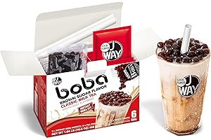 JWAY Instant Boba Bubble Pearl: Classic Milk Tea Delights with Chewy Tapioca