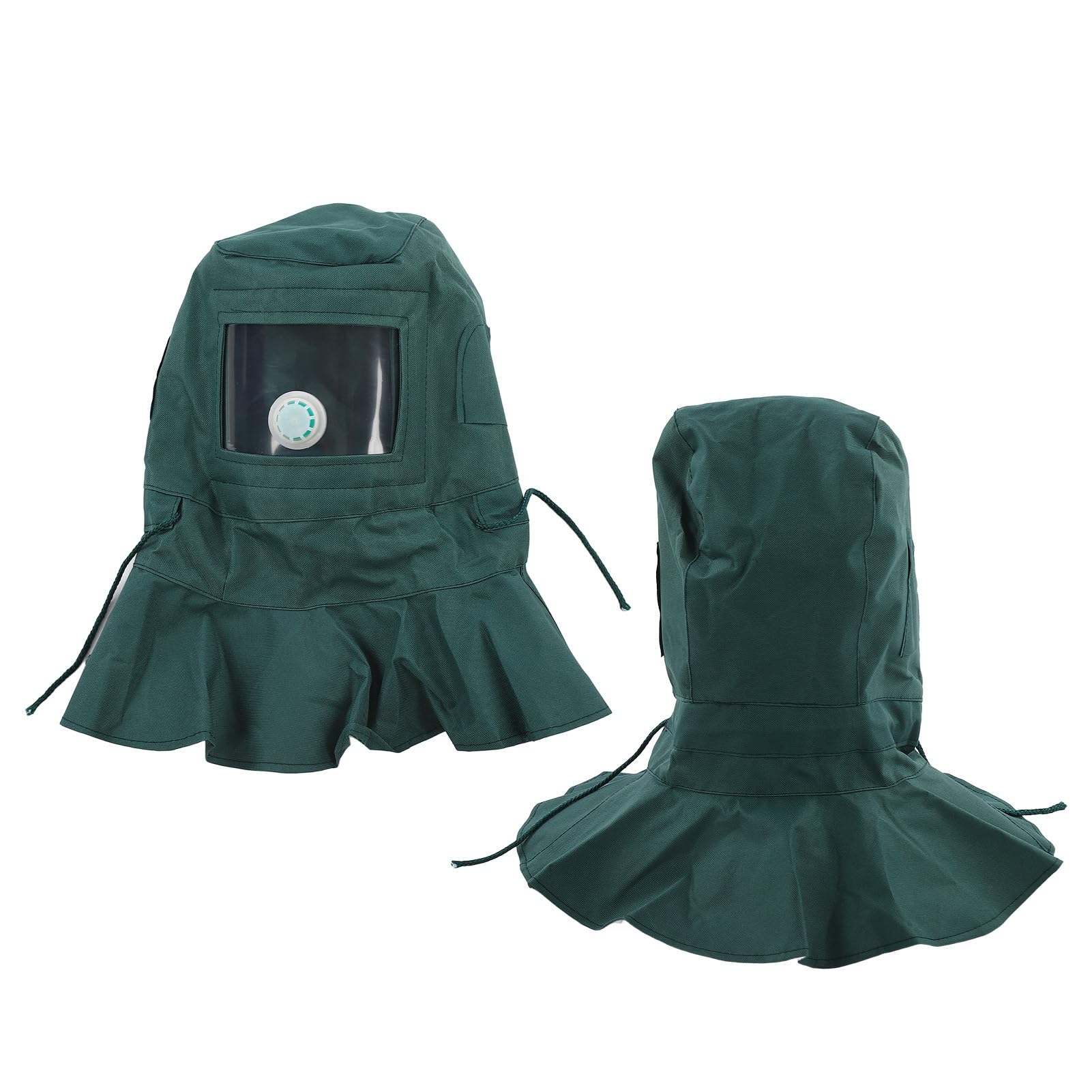 Oumefar Sandblasting Hood, Sandblasting Cover, Wide Application Oxford Cloth Breathable Shawl for Cement Factories