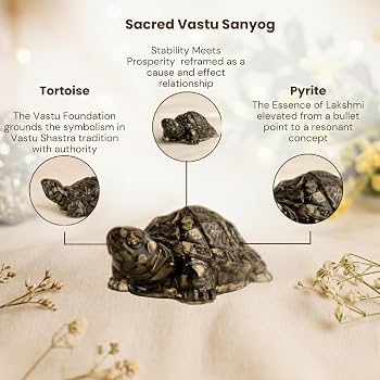 MAGNIFICENT 7 STAR Certified Original Pyrite Tortoise (Kachhua