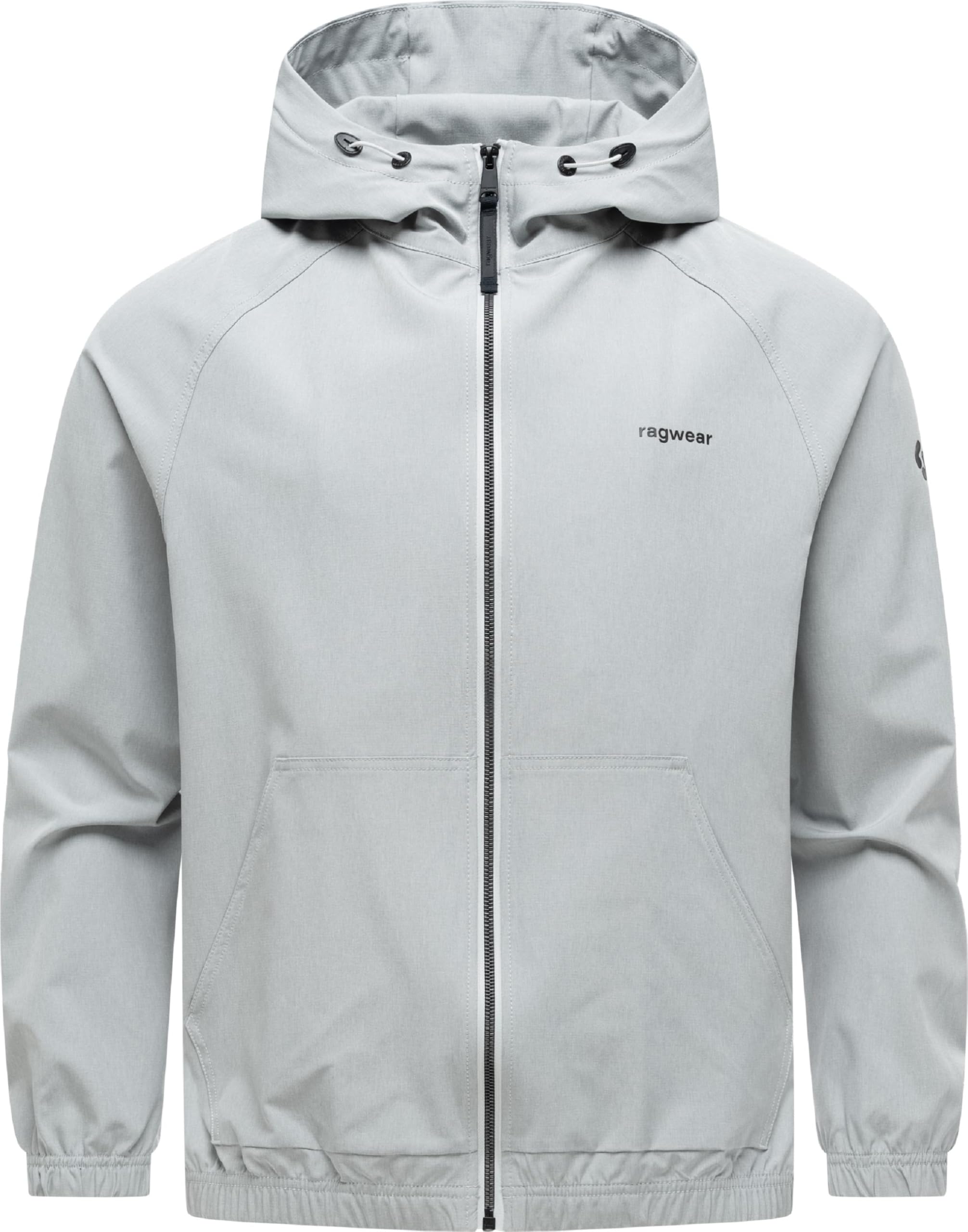 Ragwear Męska lekka kurtka przejściowa krótka kurtka z regulowanym kapturem Roog A Grey rozm. XL