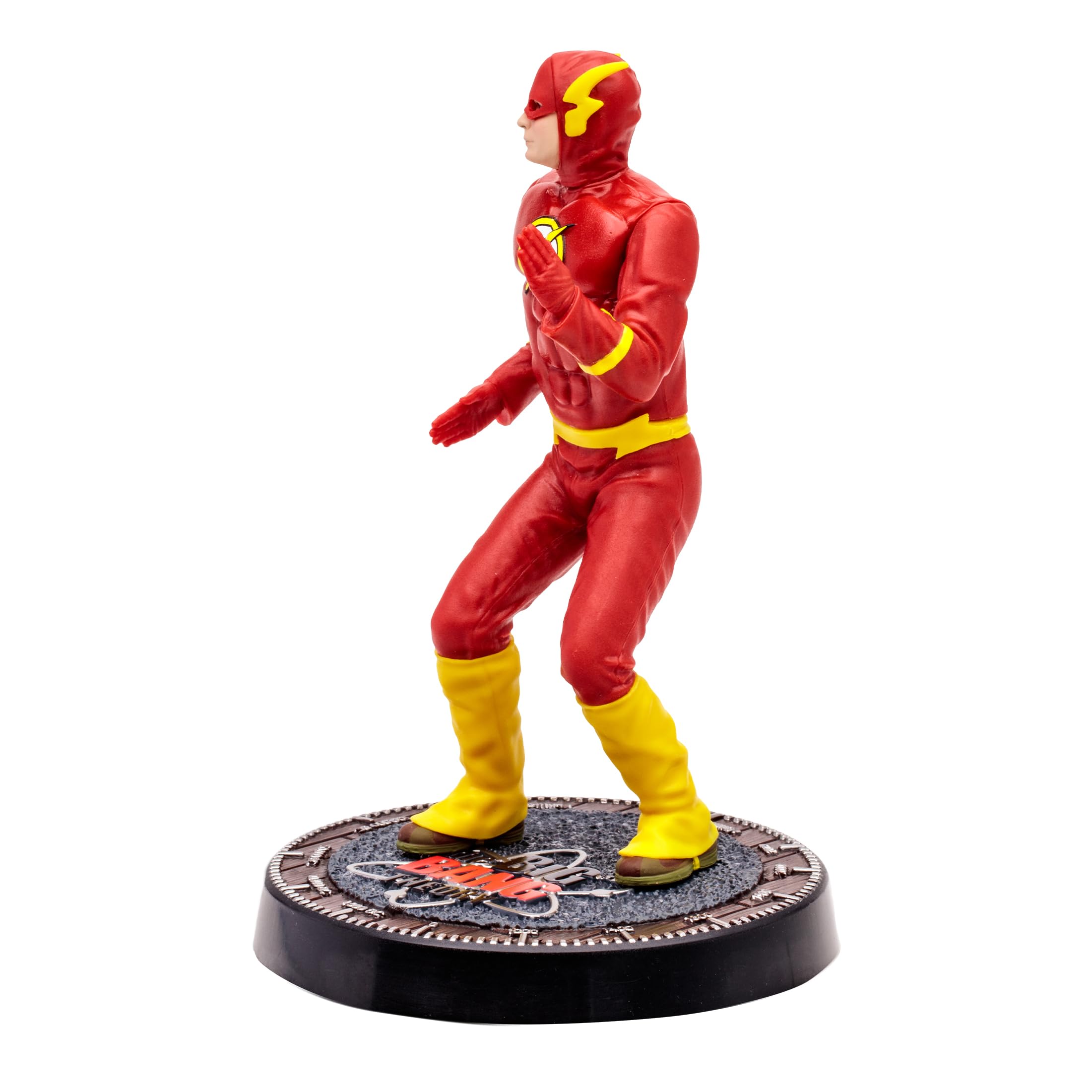 McFarlane WB 100: Sheldon Cooper (The Big Bang Theory) Movie Maniacs - Figura de Juguete de 6 Pulgadas | Movie Maniacs - Figura estática Wave 5 de 6 pulgadas, disfraz de Sheldon Cooper Flash de Big Bang Theory