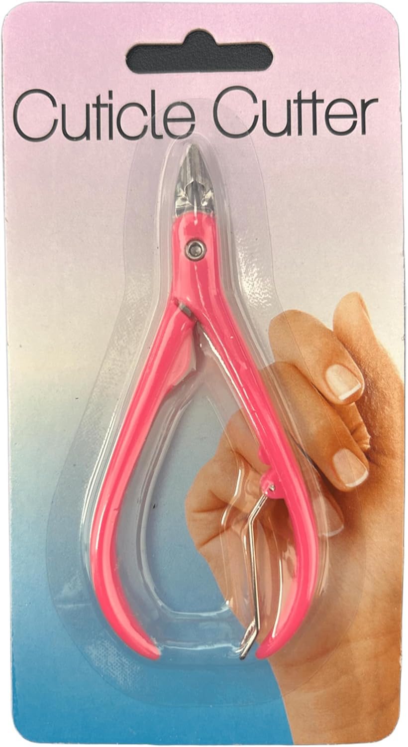 10 Pack Cuticle Cutter, Precision Trimming Tool for Immaculate Nails, Durable, Easy to Use Grooming Essential for Nail Technicians, Achieve Salon Quality, Sophisticated Results at Home, Bulk, Pink