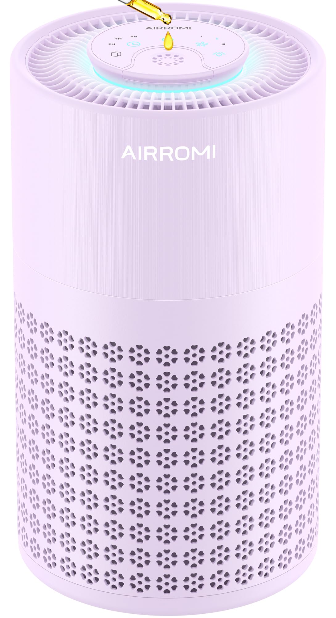 Air Purifier for Bedroom with True H13 HEPA 3-in-1 Filters, Pet Air Purifiers for Home Cat Pee Smell, Covers Up to 990 Ft², Quiet 360° intake Air Cleaner for Allergies Dust Smoke Odor Purple