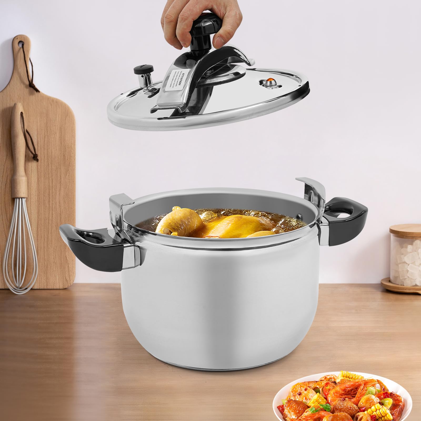 Indian Pressure Cooker Gasket for 3 litre Stainless Steel/Aluminium Cooker (Rubber) Black