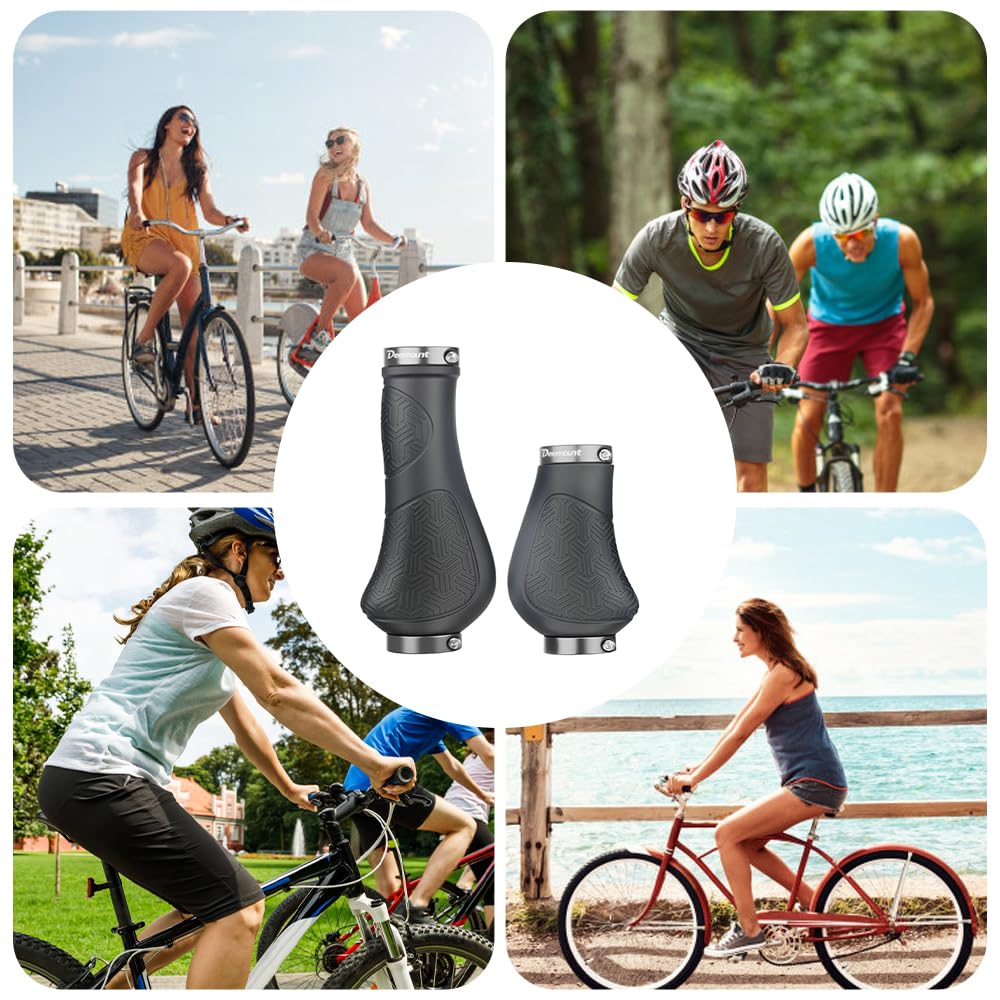 Ergonomische fietsgrepen, 22 mm, met aluminium dubbel lock Ergonomische fietsgrepen, 22 mm, met aluminium dubbel lock