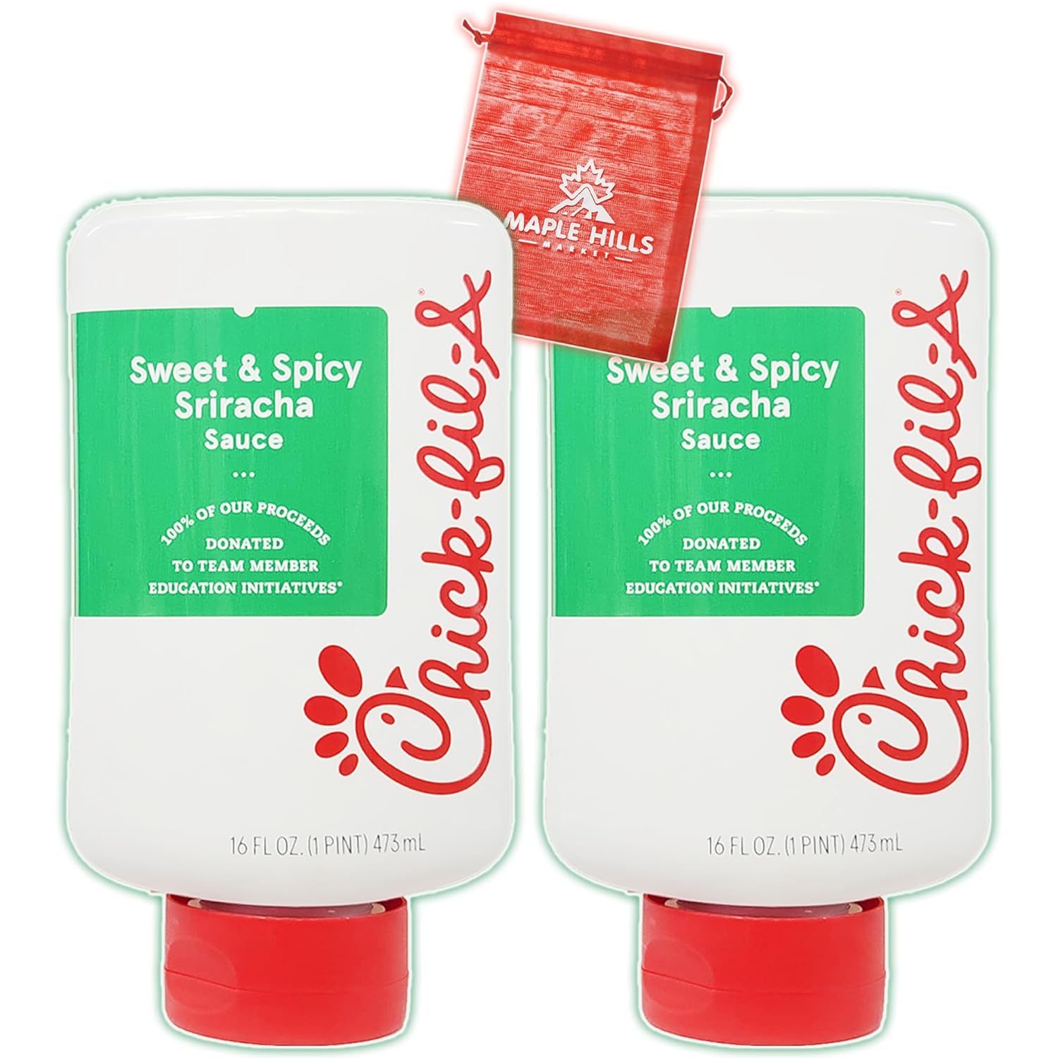 ChickfilA Sweet and Spicy Sriracha Sauce 2 Bottle Bundle Pack 2 Individually