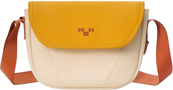 Amazon Mah ショルダーバッグ レディース メッセンジャーバッグ ミニバッグ タウンリュック サコッシュ おしゃれ かわいい ブランド デザイン 防水 軽量 学生 高校 大学生 女子 韓国 人気 通学 旅行 カジュアル 大人 22 5 16 7cm ベージュ ショルダーバッグ