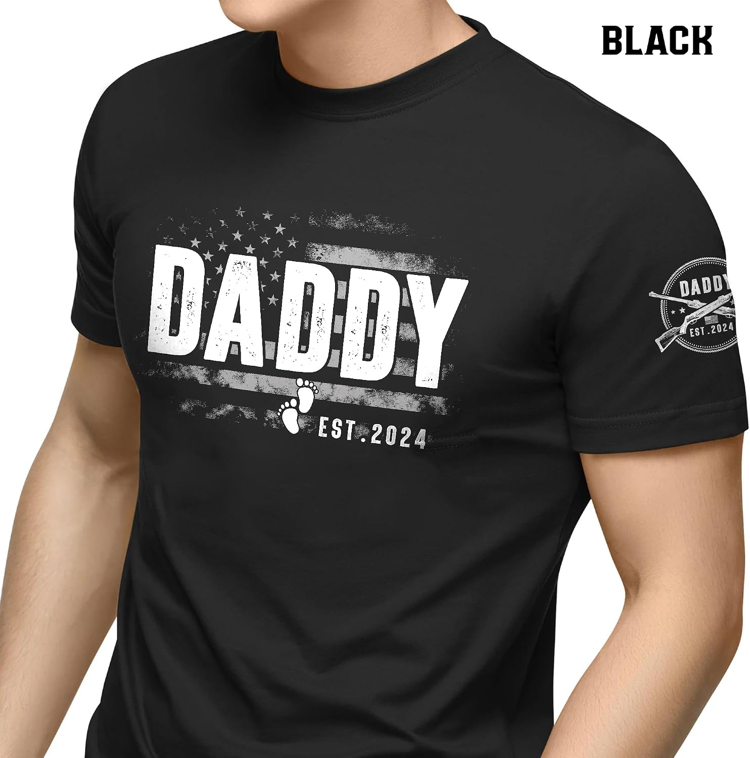 Custom Papa Est 2024 Shirt, Promoted to Papa 2024, New Papa Shirts, Papa to Be Shirts, Fathers Day Shirt