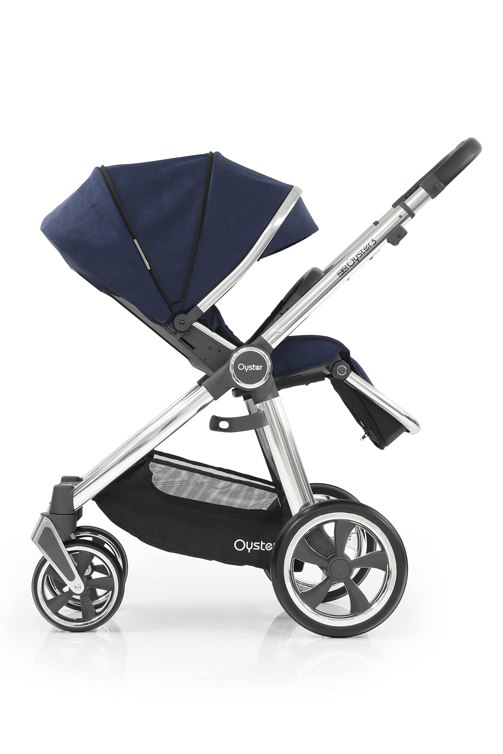 Babystyle Oyster 3 Sac de couchage pour siège de voiture avec miroir Bleu marine