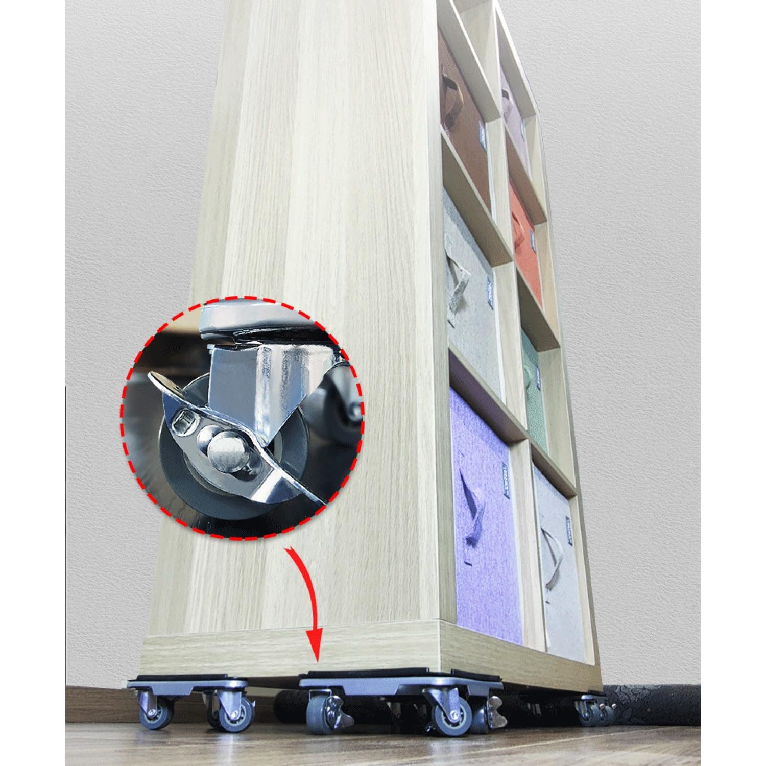 Carrello per il trasporto di mobili, Kit Sollevatore e Trasporto Mobili pesanti, Sollevatore per mobili pesanti,Ruote per Mobili, Rotelle per Spostare Mobili, ausilio per lo spostamento di mobili