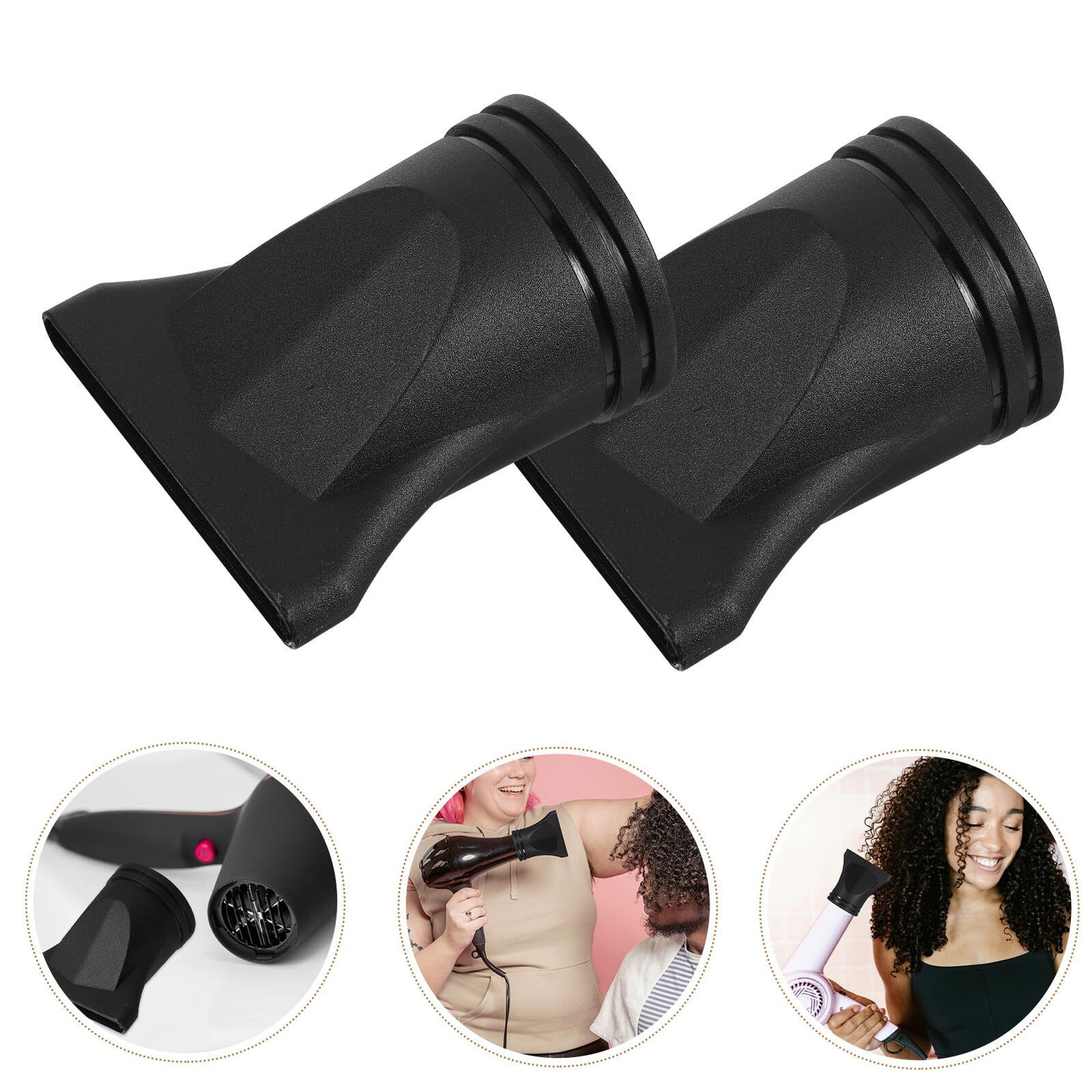 20 Pezzi Beccucci Concentratori per Asciugacapelli Ugelli Sottili per Styling Professionale e Domestico Accessori per Protezione dal e Acconciature Definite