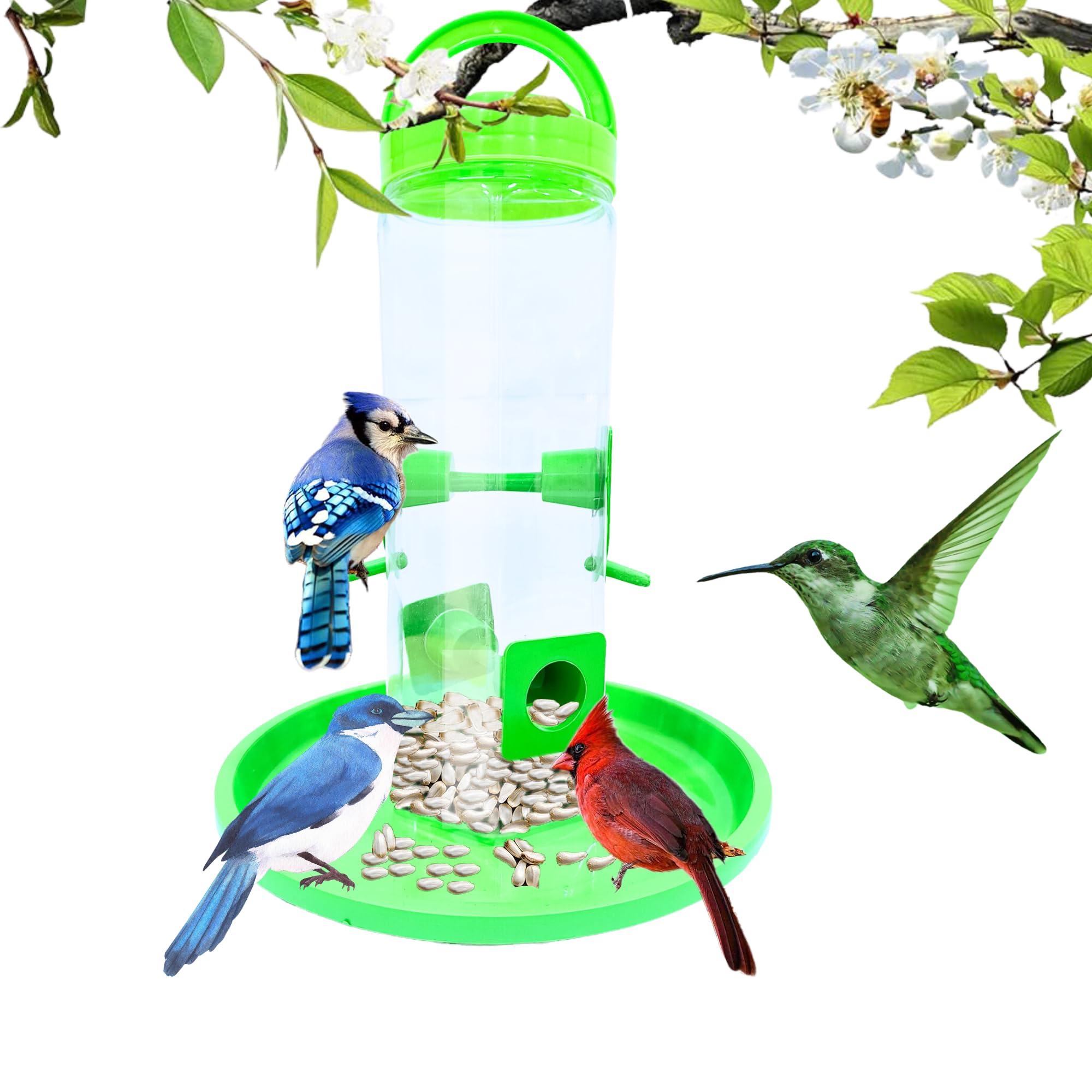 Bird Feeder Birds Food Feeder Garden Decoration Items | Multicolor (B0CVL5Q51W) Amazon Price History, Amazon Price Tracker