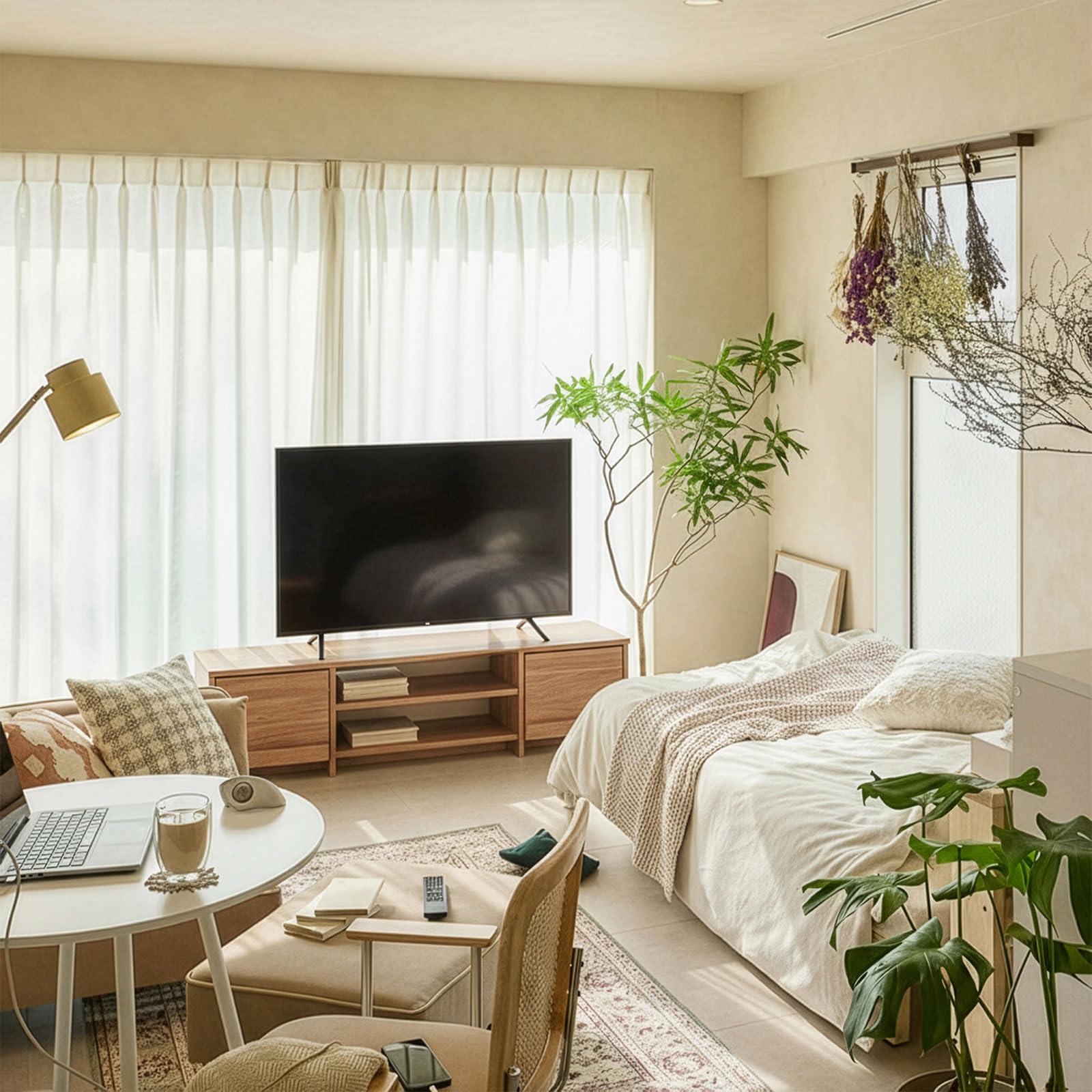 Amazon｜LOWYA ロウヤ テレビ台 テレビボード ロータイプ 収納棚