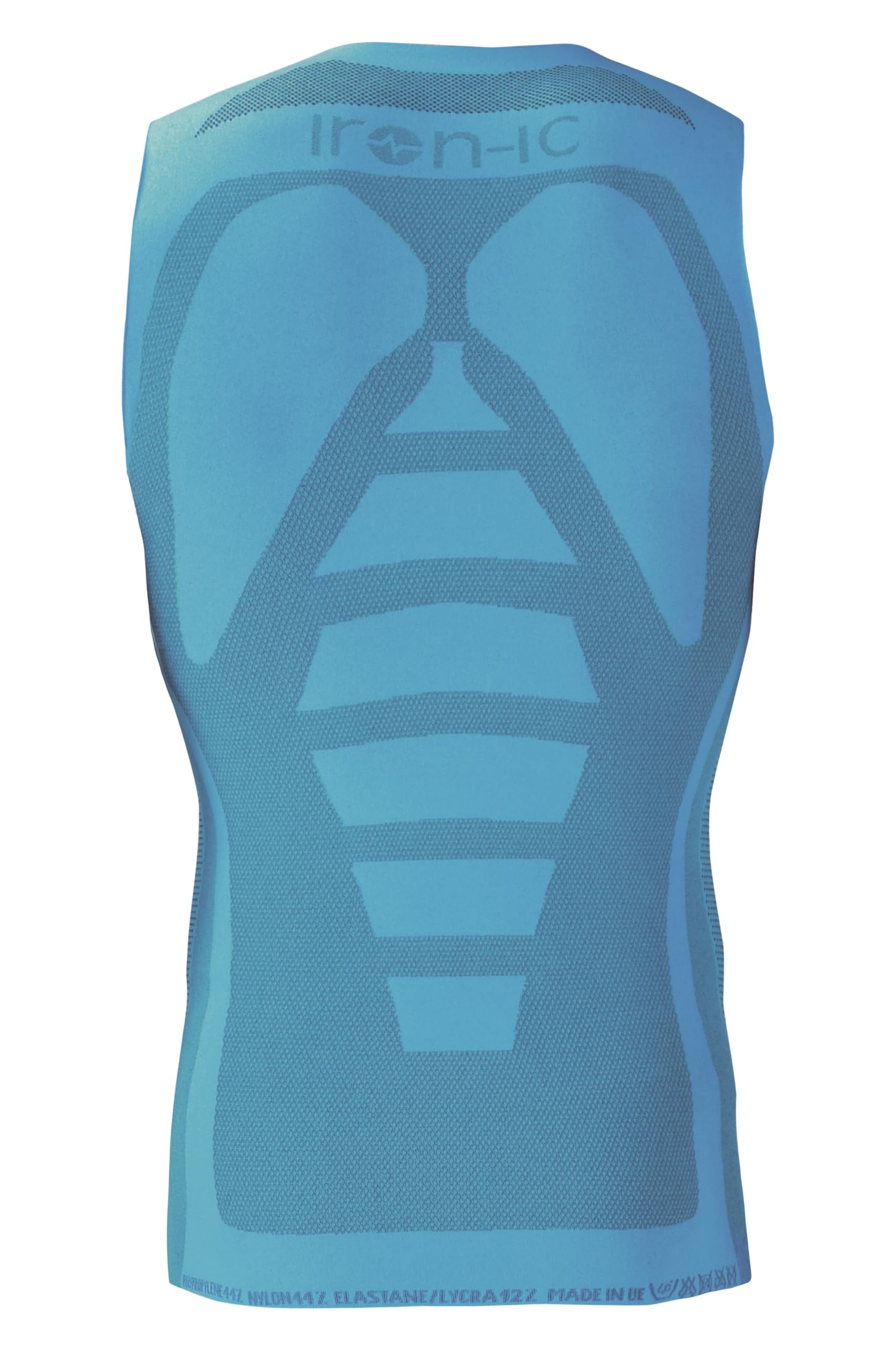 Iron-ic, Canotta Smanicata Performance Traspirante Anatomica, Canotta Running, Trekking, Crossfit Uomo
